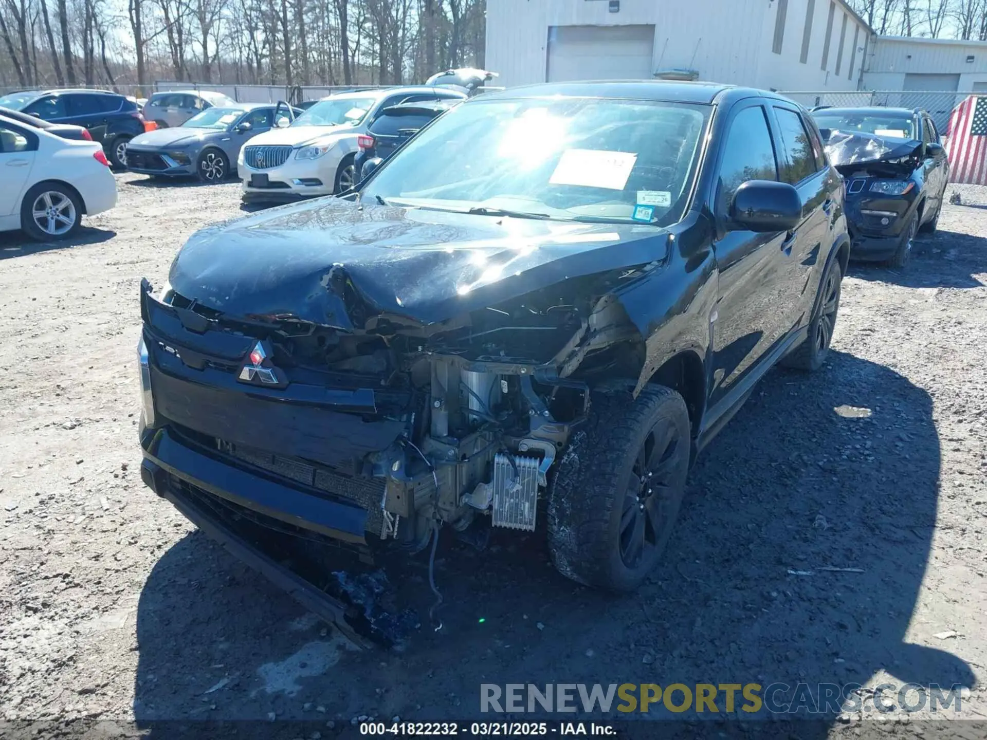 6 fotografías del automóvil dañado JA4ARUAU0NU012470 MITSUBISHI OUTLANDER SPORT 2022