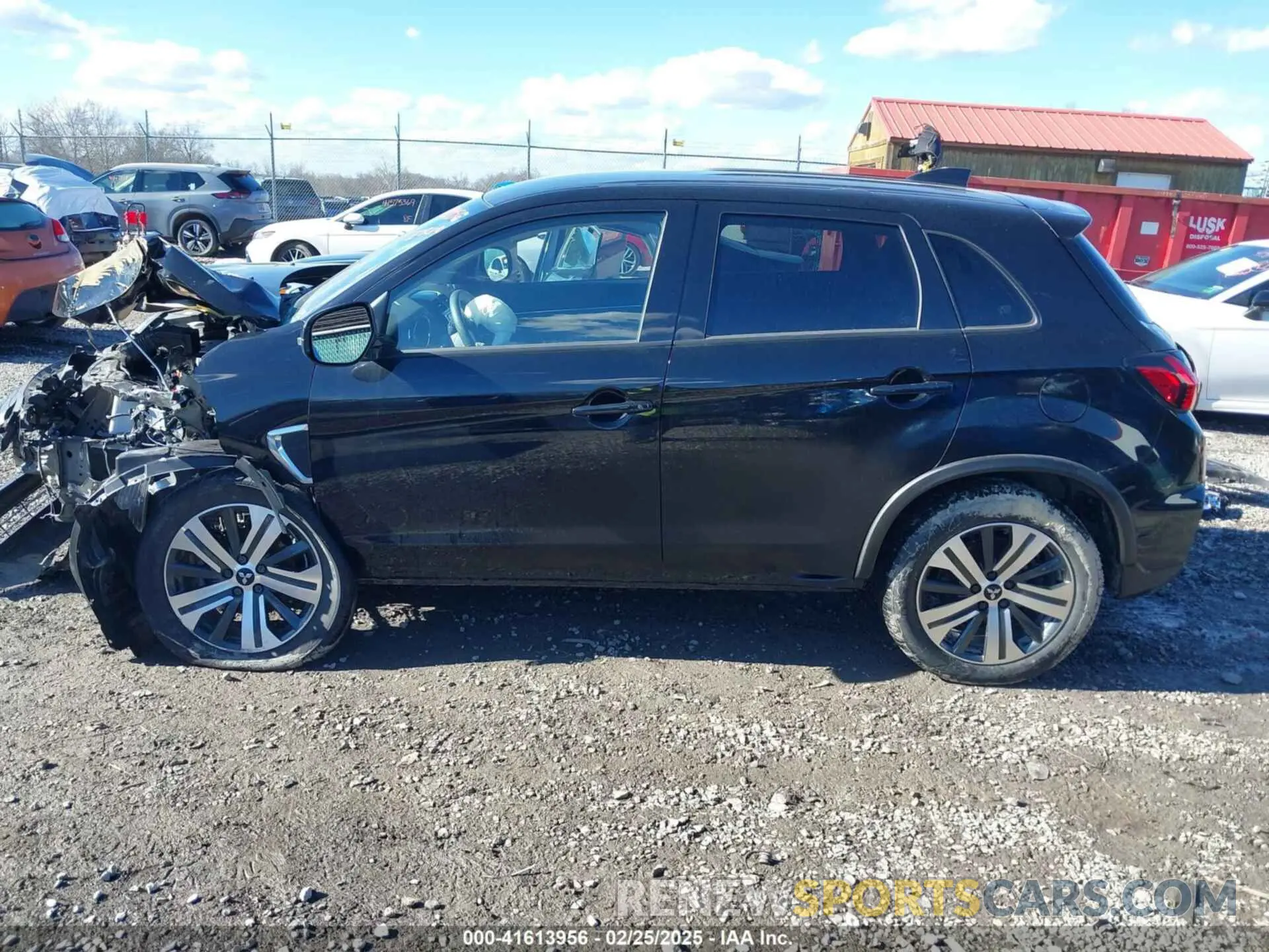 14 fotografías del automóvil dañado JA4ARUAU0PU007594 MITSUBISHI OUTLANDER SPORT 2023
