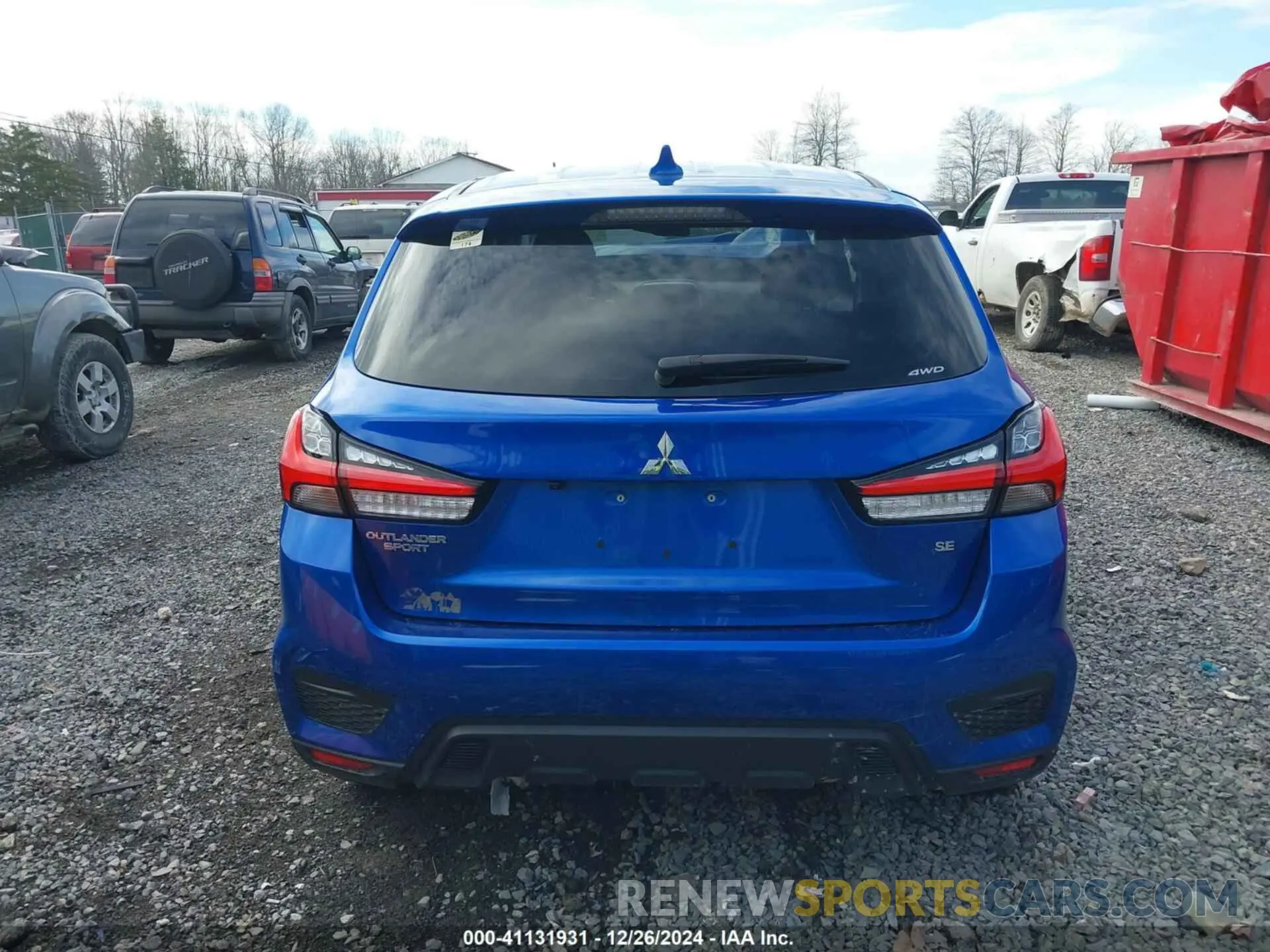 17 fotografías del automóvil dañado JA4ARUAU0PU012553 MITSUBISHI OUTLANDER SPORT 2023