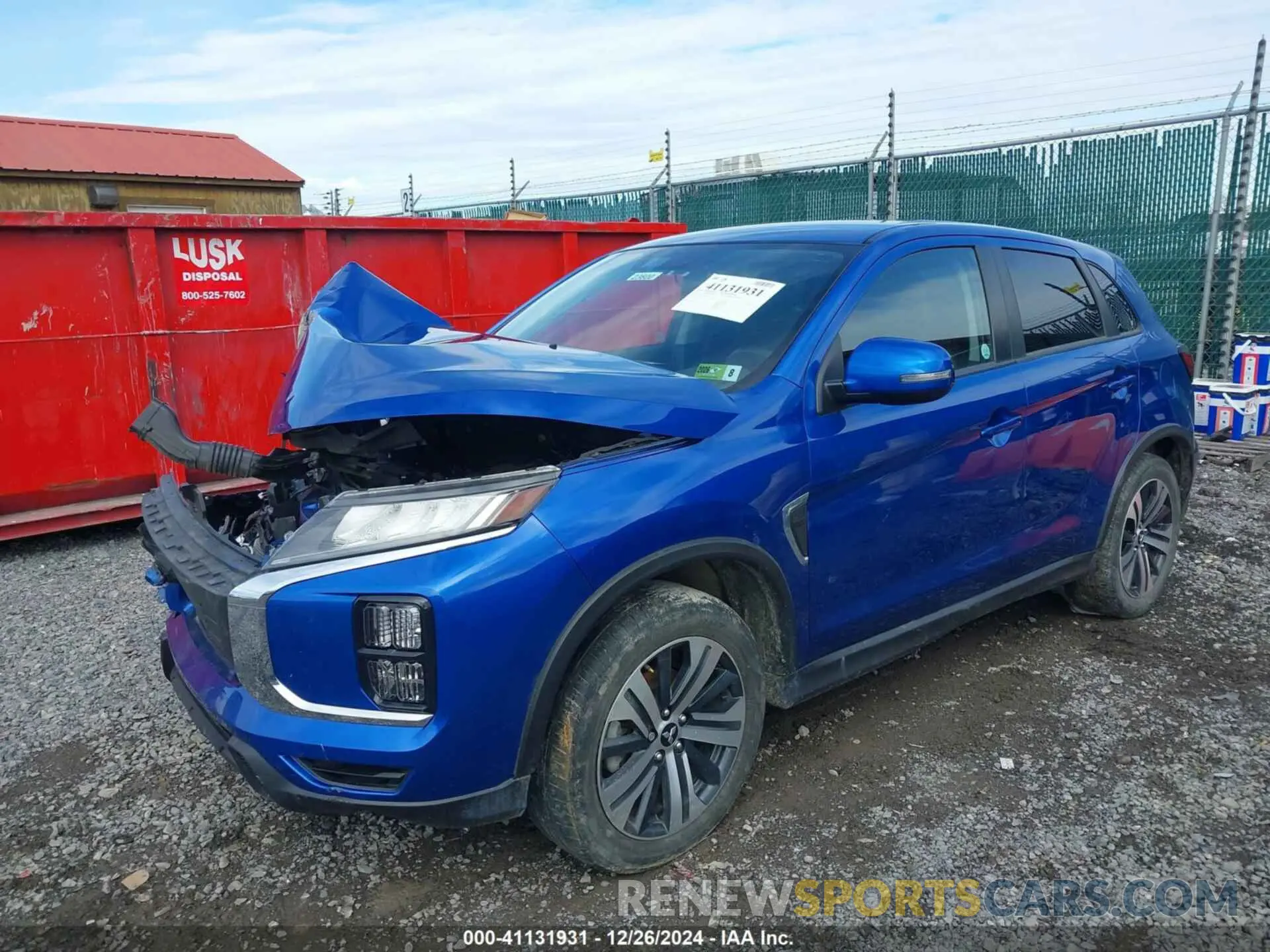 2 fotografías del automóvil dañado JA4ARUAU0PU012553 MITSUBISHI OUTLANDER SPORT 2023
