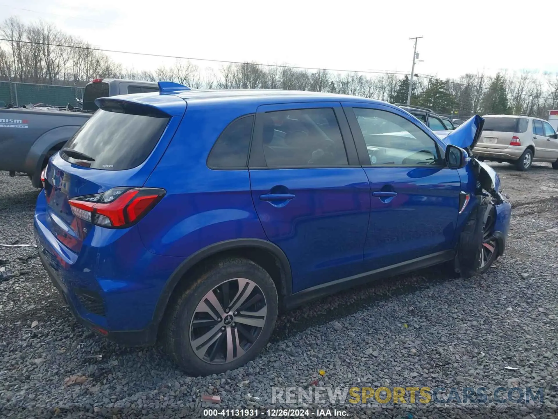 4 fotografías del automóvil dañado JA4ARUAU0PU012553 MITSUBISHI OUTLANDER SPORT 2023