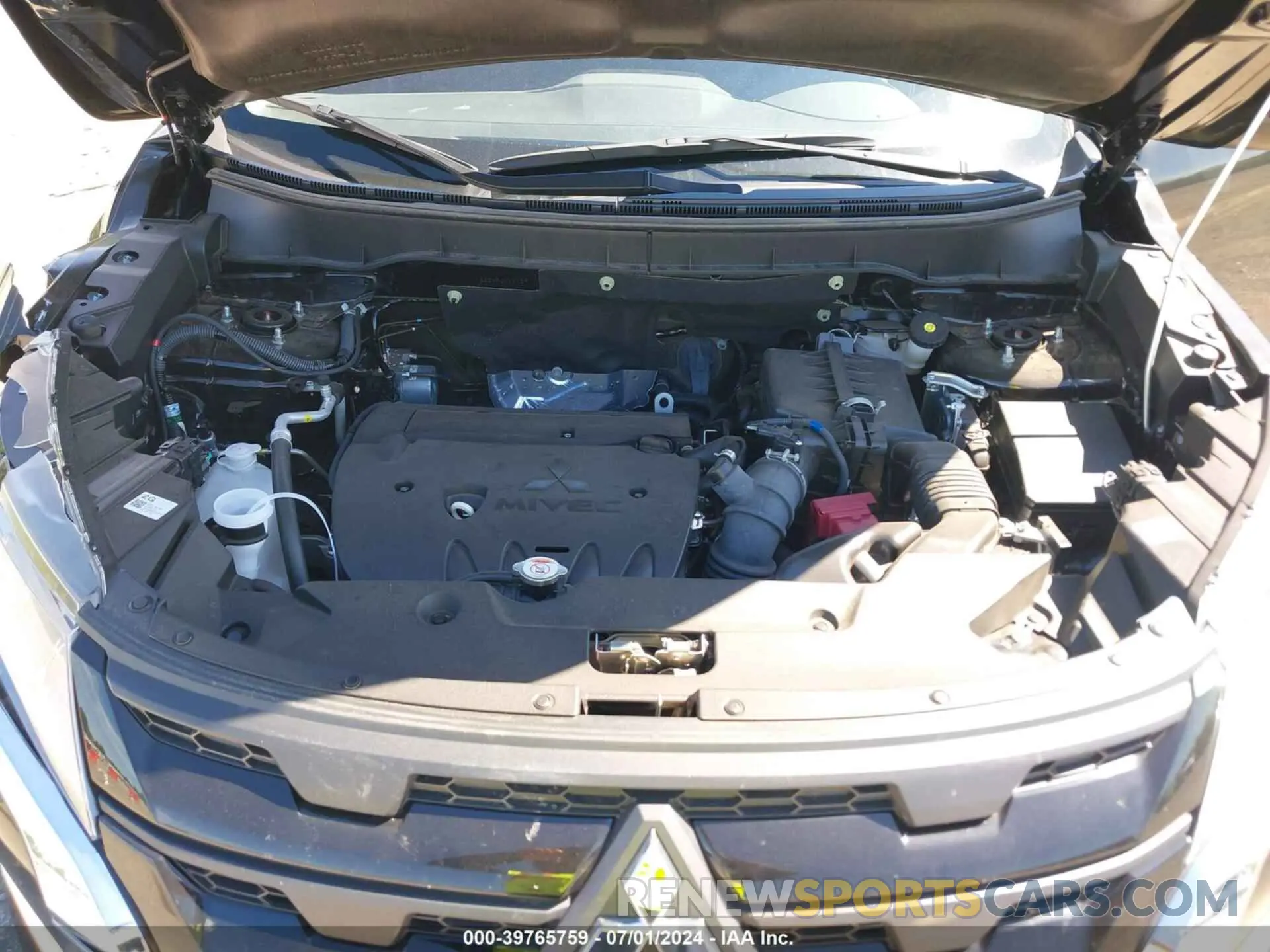10 fotografías del automóvil dañado JA4ARUAU0PU015159 MITSUBISHI OUTLANDER SPORT 2023
