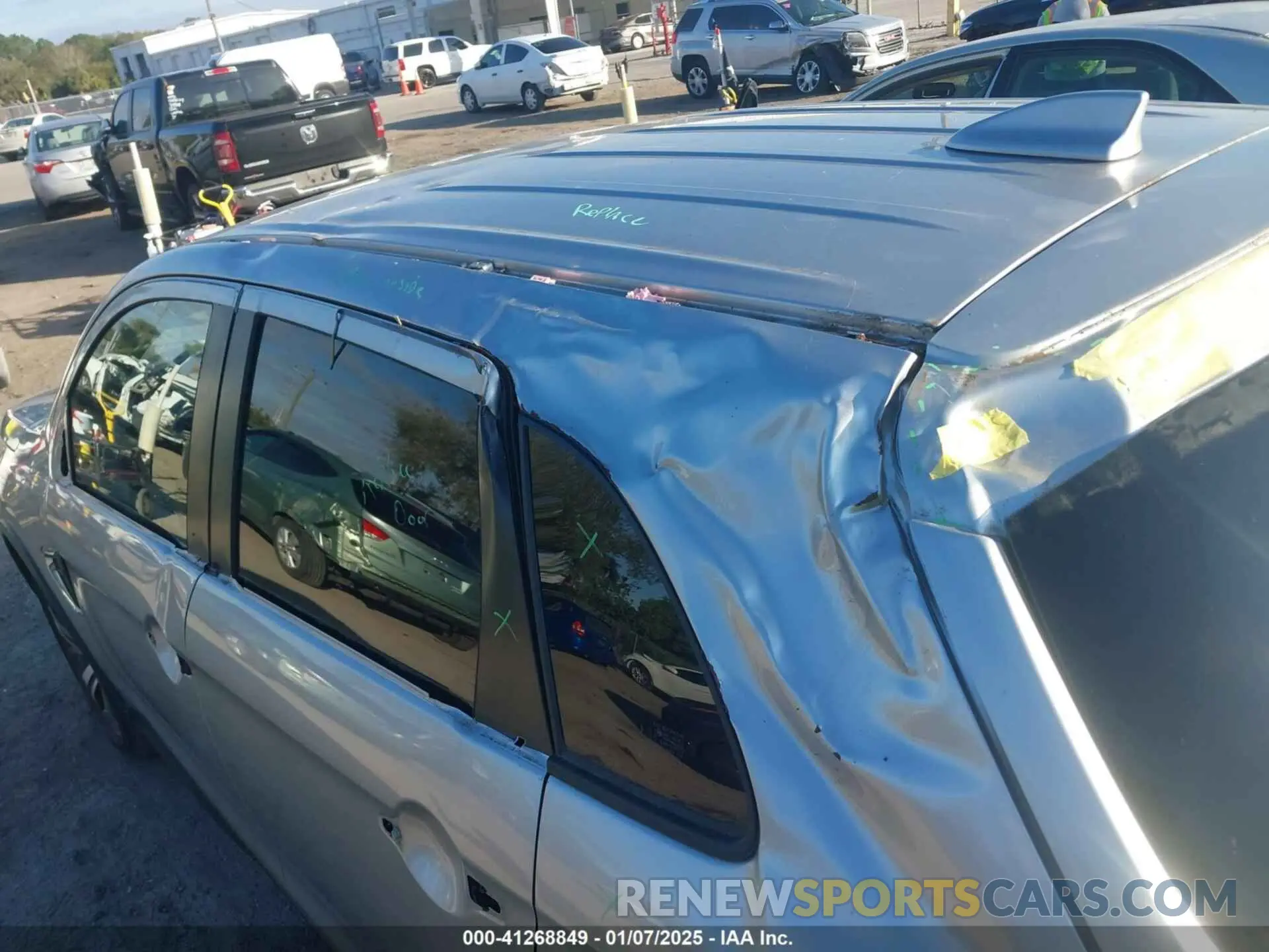 6 fotografías del automóvil dañado JA4ARUAU2PU002283 MITSUBISHI OUTLANDER SPORT 2023