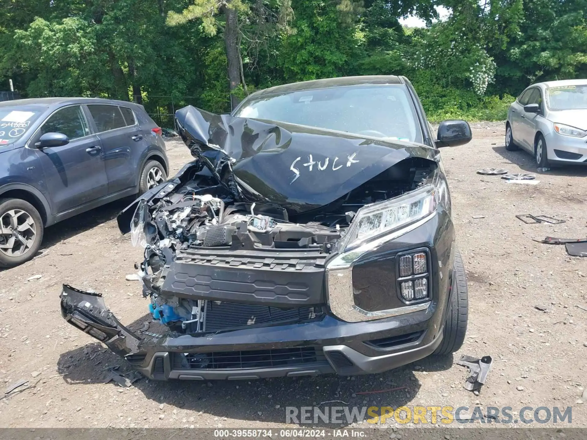 6 fotografías del automóvil dañado JA4ARUAU2PU008729 MITSUBISHI OUTLANDER SPORT 2023