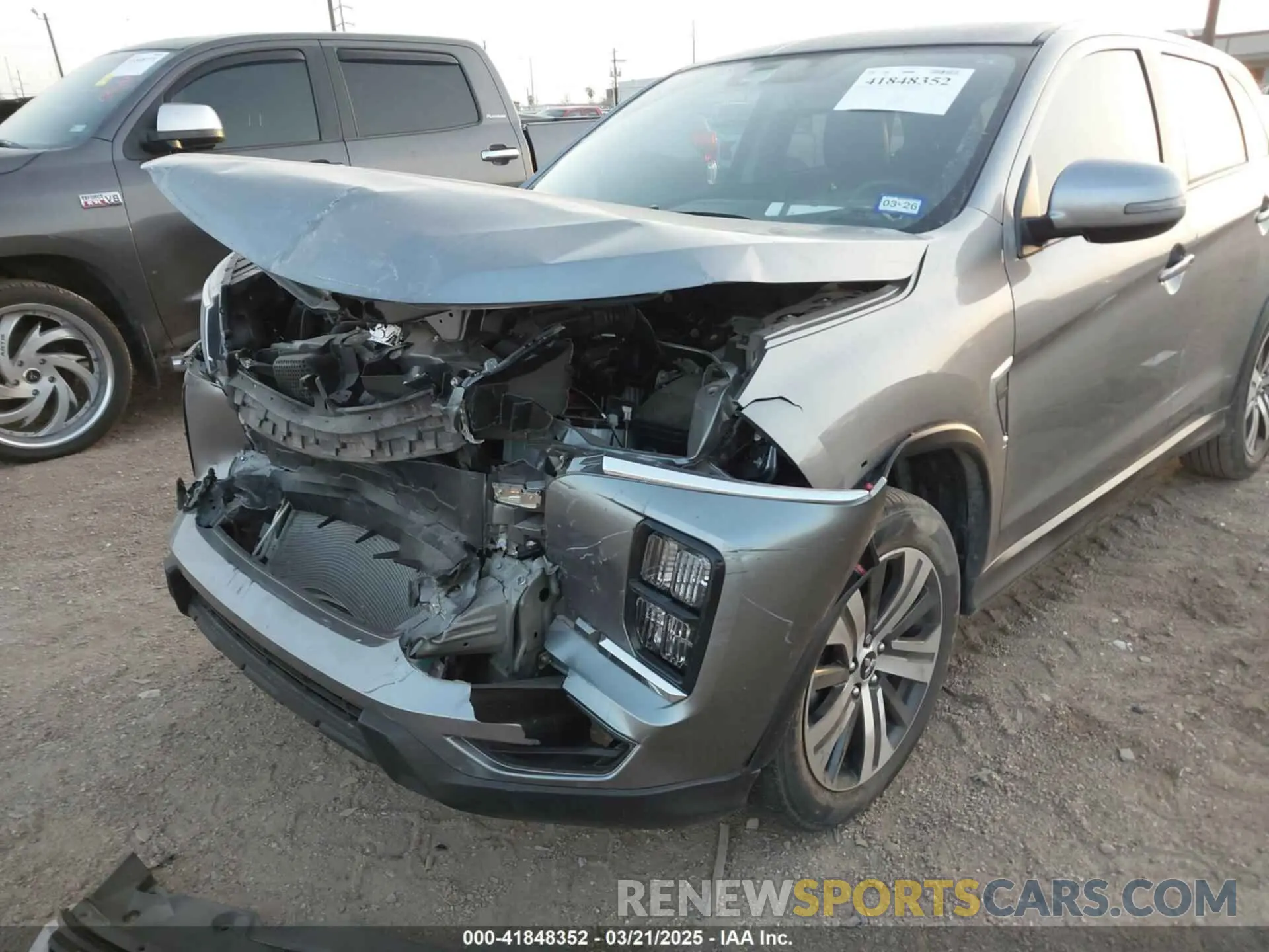 6 fotografías del automóvil dañado JA4ARUAU4PU015407 MITSUBISHI OUTLANDER SPORT 2023