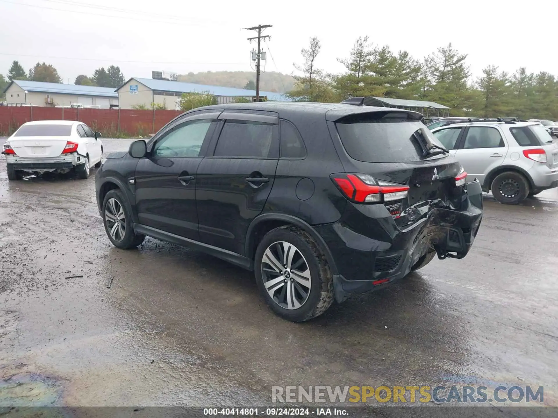3 fotografías del automóvil dañado JA4ARUAU5PU014217 MITSUBISHI OUTLANDER SPORT 2023