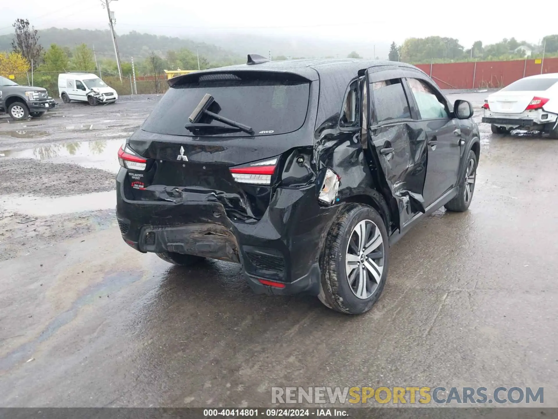 6 fotografías del automóvil dañado JA4ARUAU5PU014217 MITSUBISHI OUTLANDER SPORT 2023