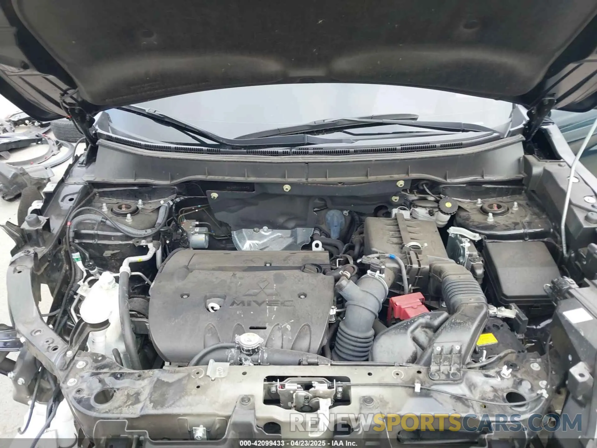 10 fotografías del automóvil dañado JA4ARUAU7PU010492 MITSUBISHI OUTLANDER SPORT 2023