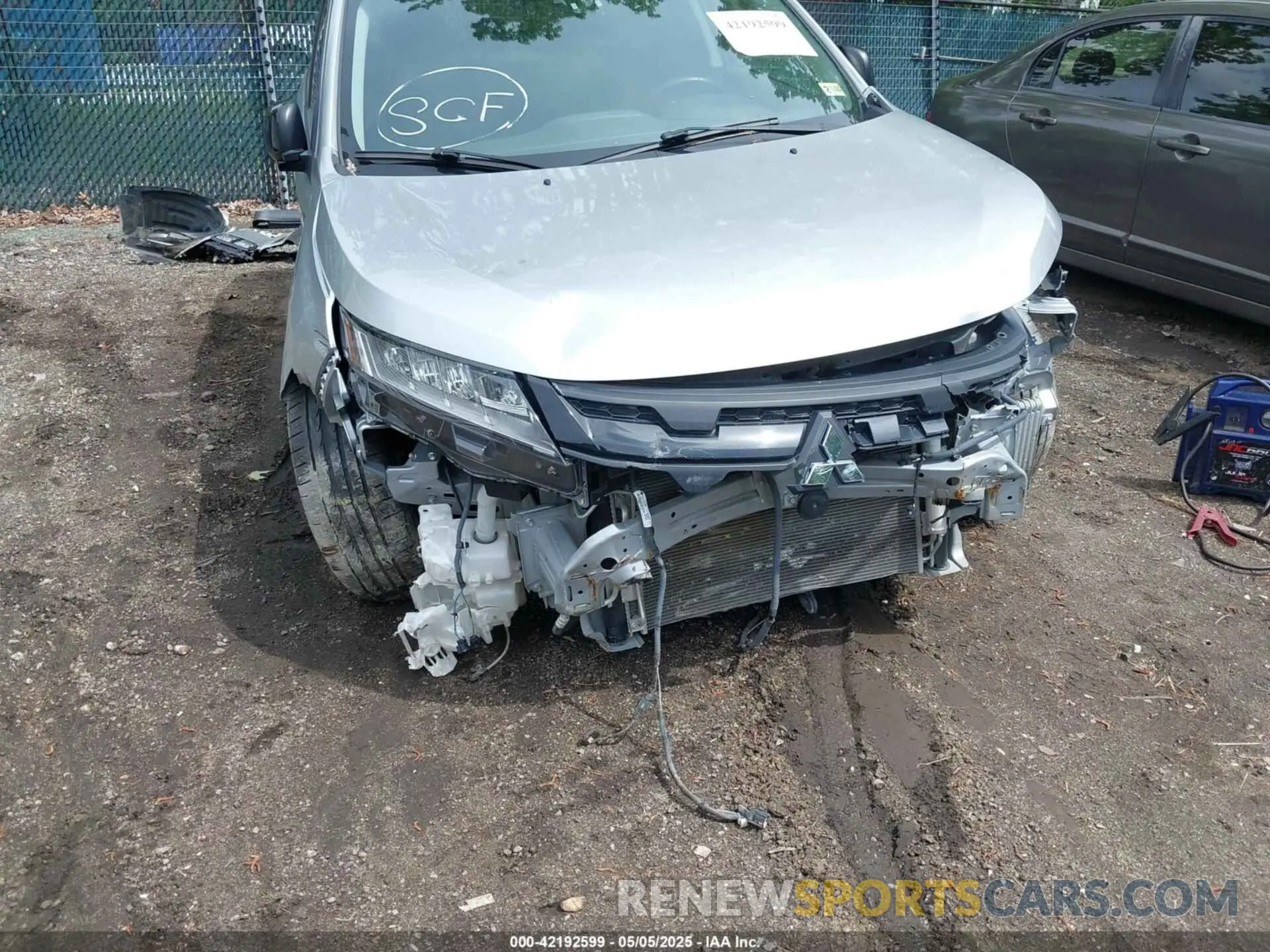 6 fotografías del automóvil dañado JA4ARUAU8PU002854 MITSUBISHI OUTLANDER SPORT 2023