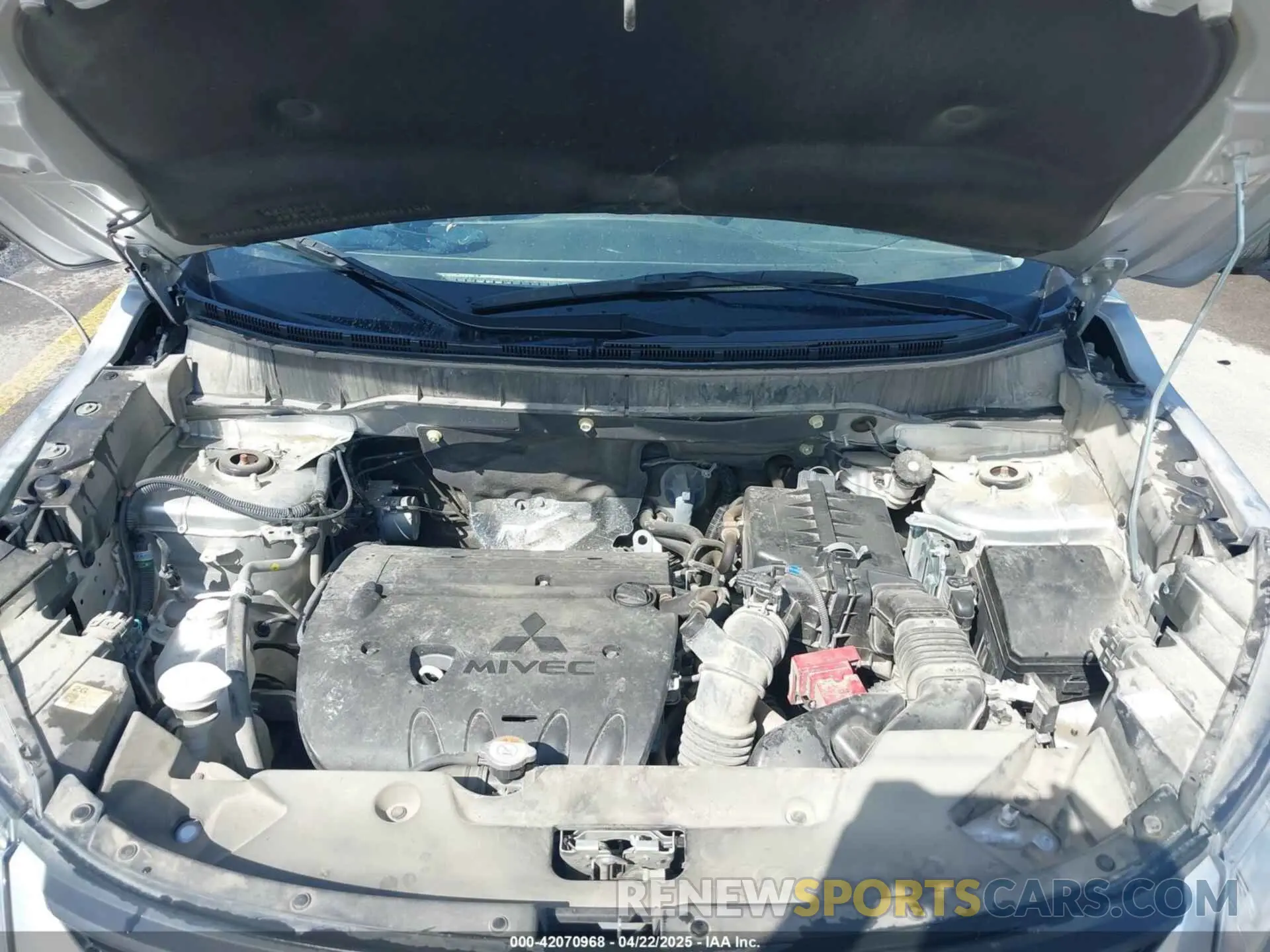 10 fotografías del automóvil dañado JA4ARUAU8PU013062 MITSUBISHI OUTLANDER SPORT 2023