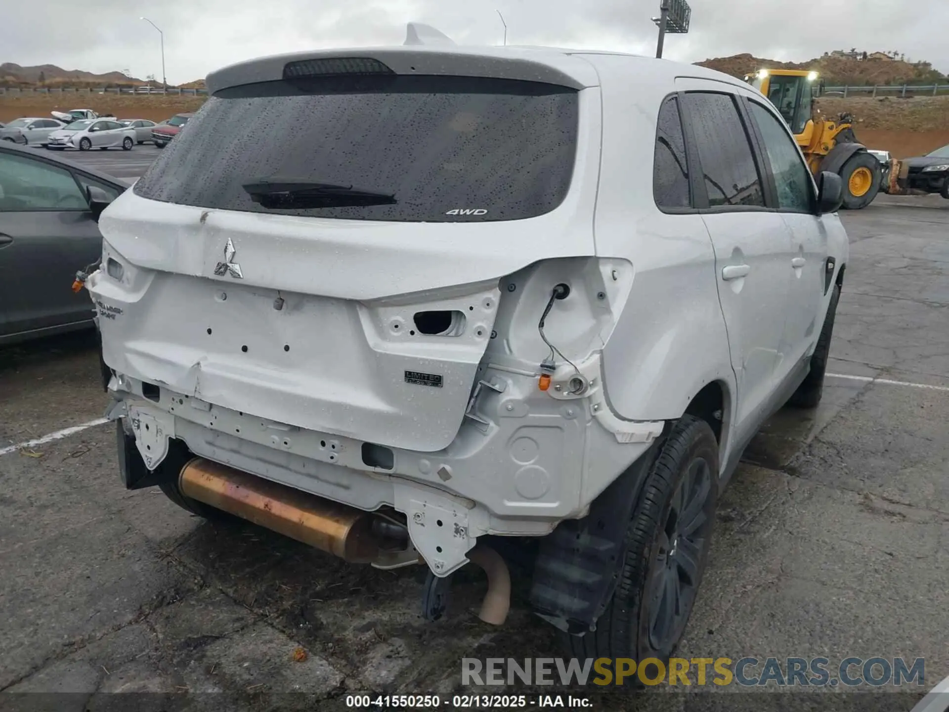 6 fotografías del automóvil dañado JA4ARUAU9PU014995 MITSUBISHI OUTLANDER SPORT 2023