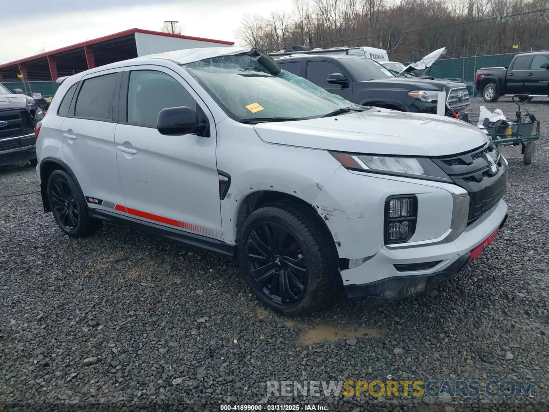 1 fotografías del automóvil dañado JA4ARUAUXPU007733 MITSUBISHI OUTLANDER SPORT 2023