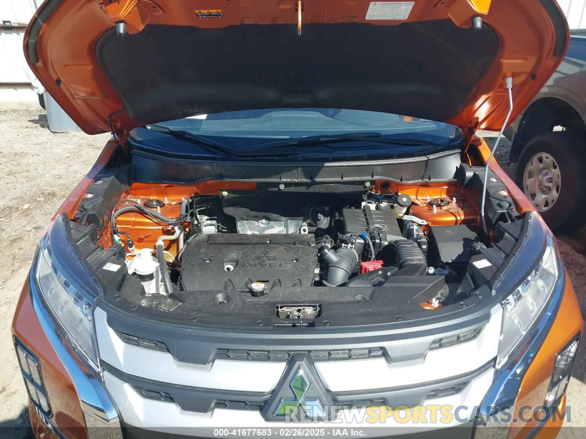 10 fotografías del automóvil dañado JA4ARUAU0RU020297 MITSUBISHI OUTLANDER SPORT 2024