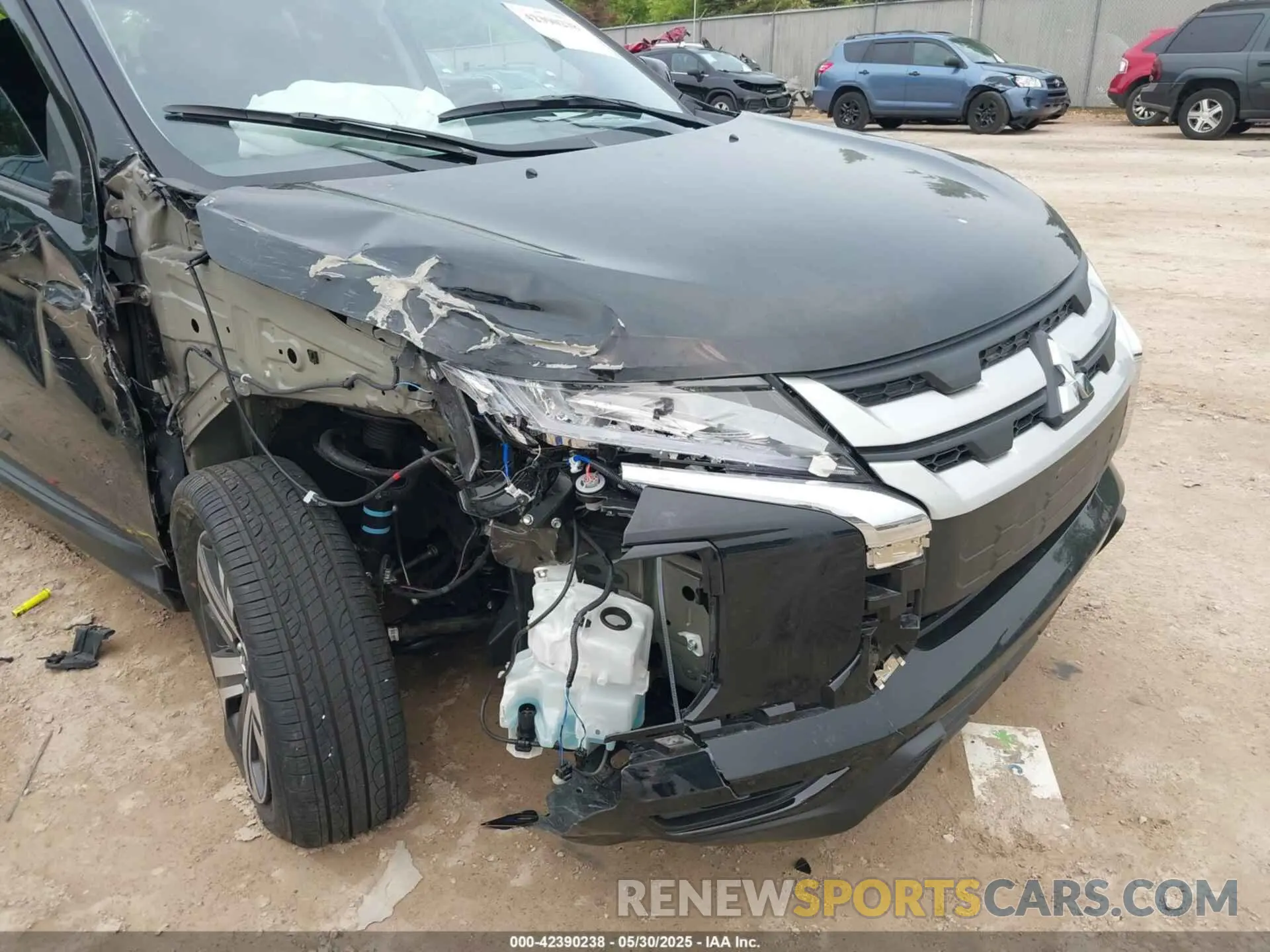 6 fotografías del automóvil dañado JA4ARUAU0RU023555 MITSUBISHI OUTLANDER SPORT 2024