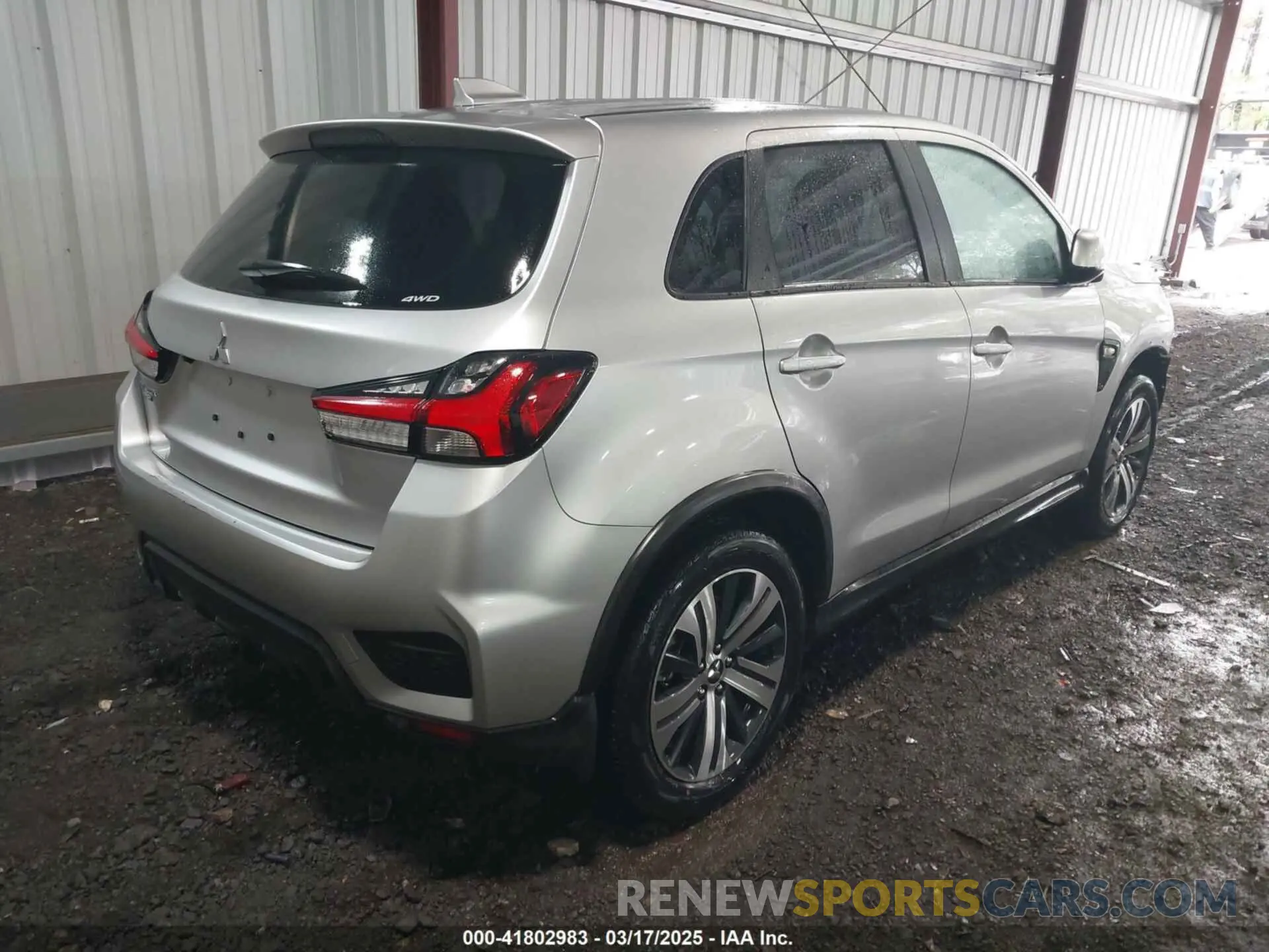 4 fotografías del automóvil dañado JA4ARUAU2RU013738 MITSUBISHI OUTLANDER SPORT 2024