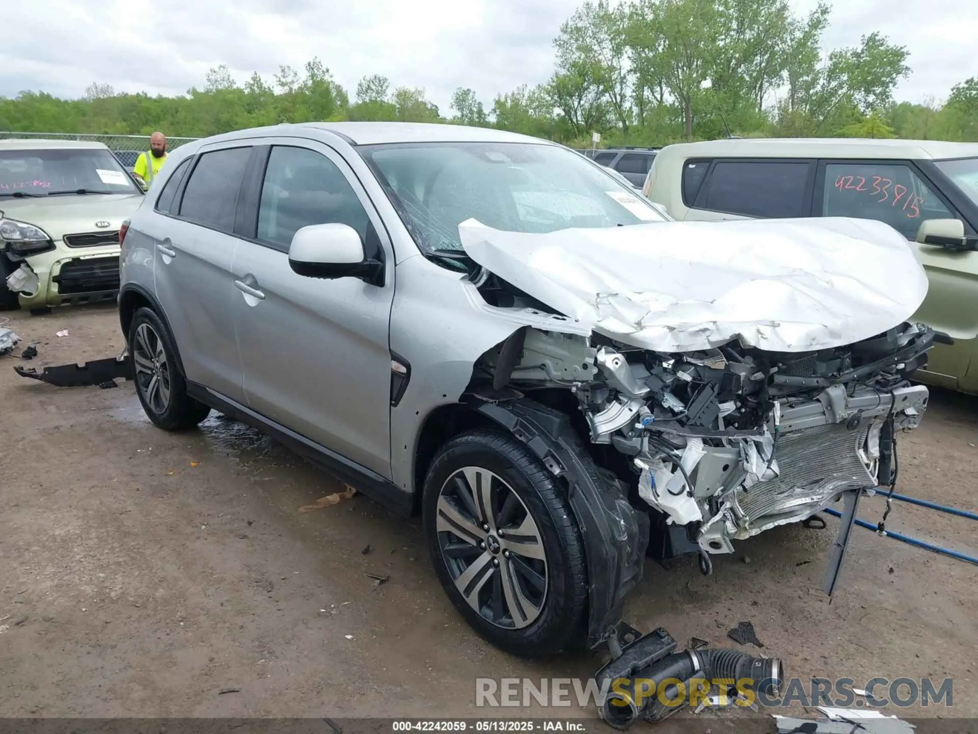 1 fotografías del automóvil dañado JA4ARUAU5RU005939 MITSUBISHI OUTLANDER SPORT 2024