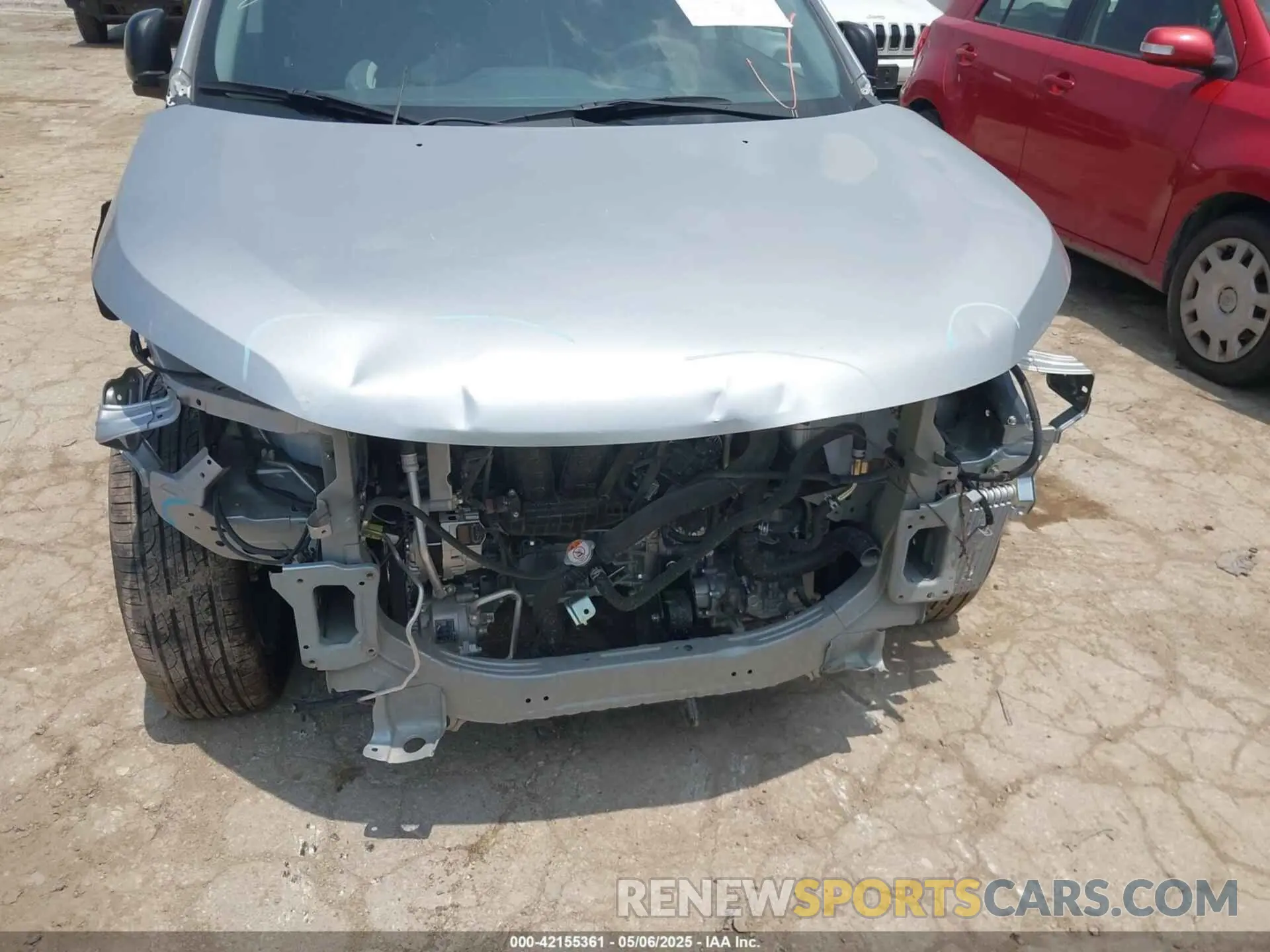 6 fotografías del automóvil dañado JA4ARUAU6RU017646 MITSUBISHI OUTLANDER SPORT 2024