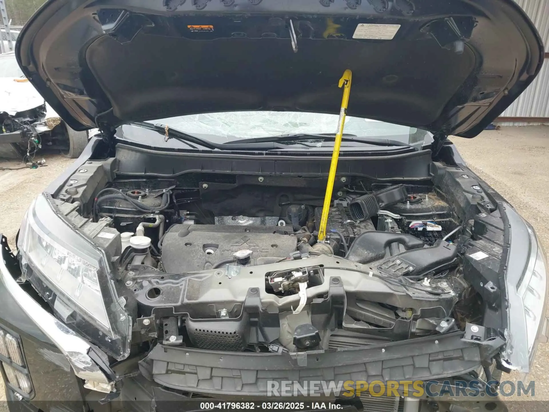 10 fotografías del automóvil dañado JA4ARUAU7RU011953 MITSUBISHI OUTLANDER SPORT 2024