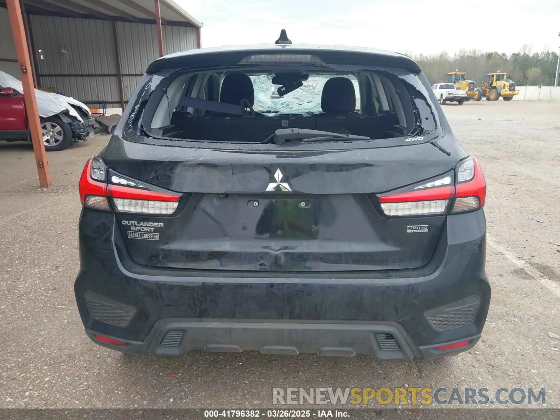 15 fotografías del automóvil dañado JA4ARUAU7RU011953 MITSUBISHI OUTLANDER SPORT 2024