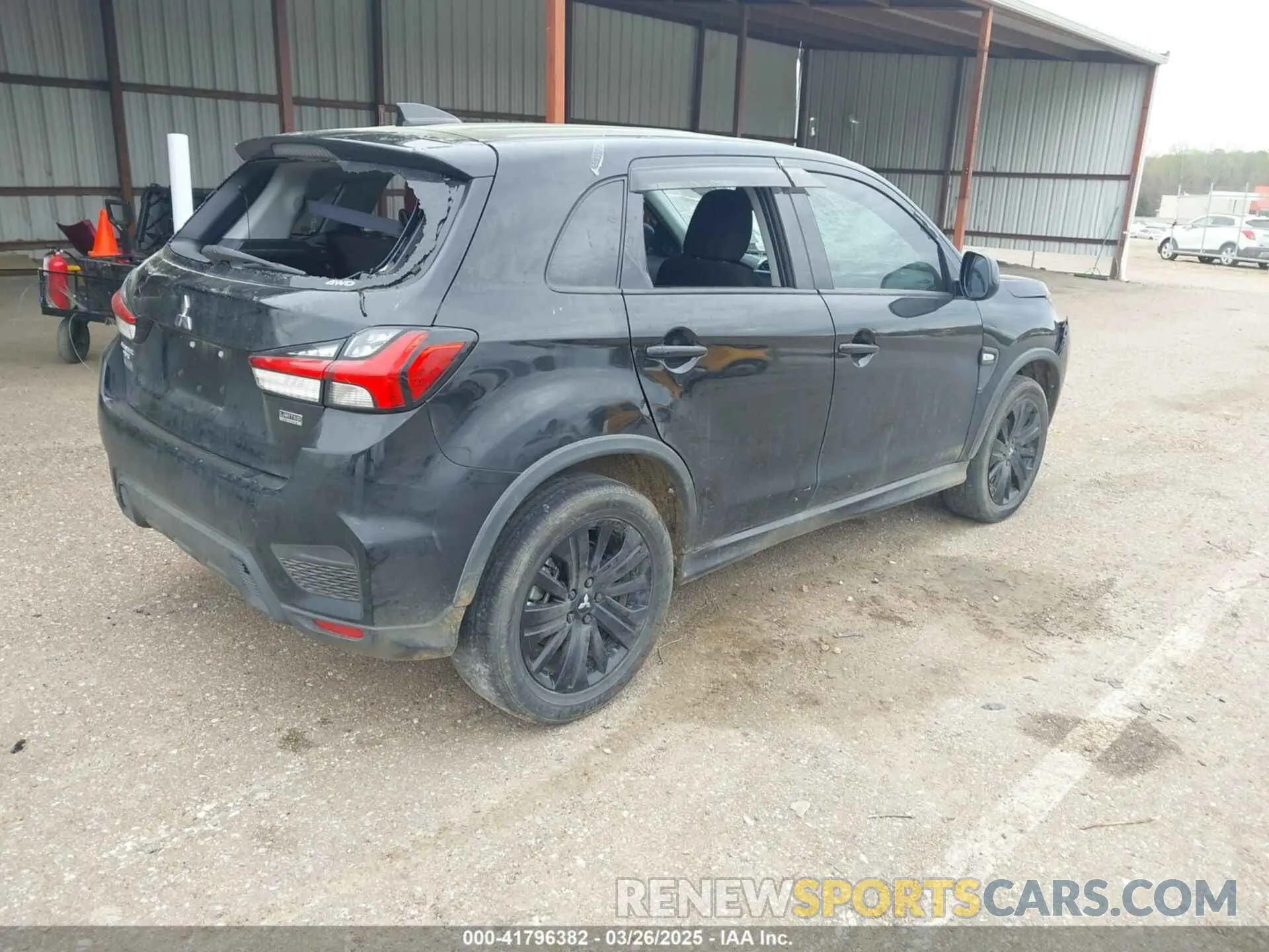 4 fotografías del automóvil dañado JA4ARUAU7RU011953 MITSUBISHI OUTLANDER SPORT 2024
