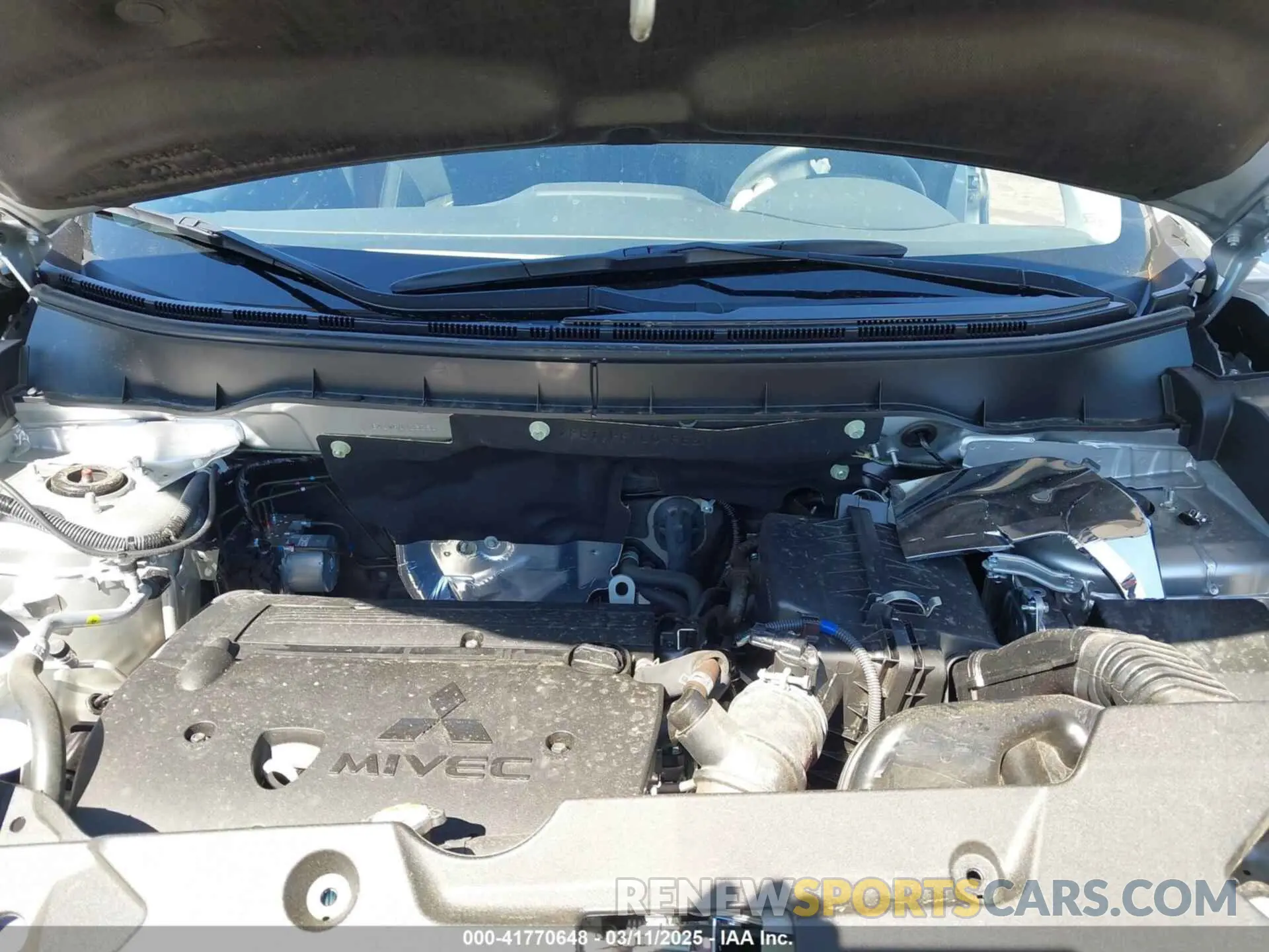 10 fotografías del automóvil dañado JA4ARUAUXRU023286 MITSUBISHI OUTLANDER SPORT 2024