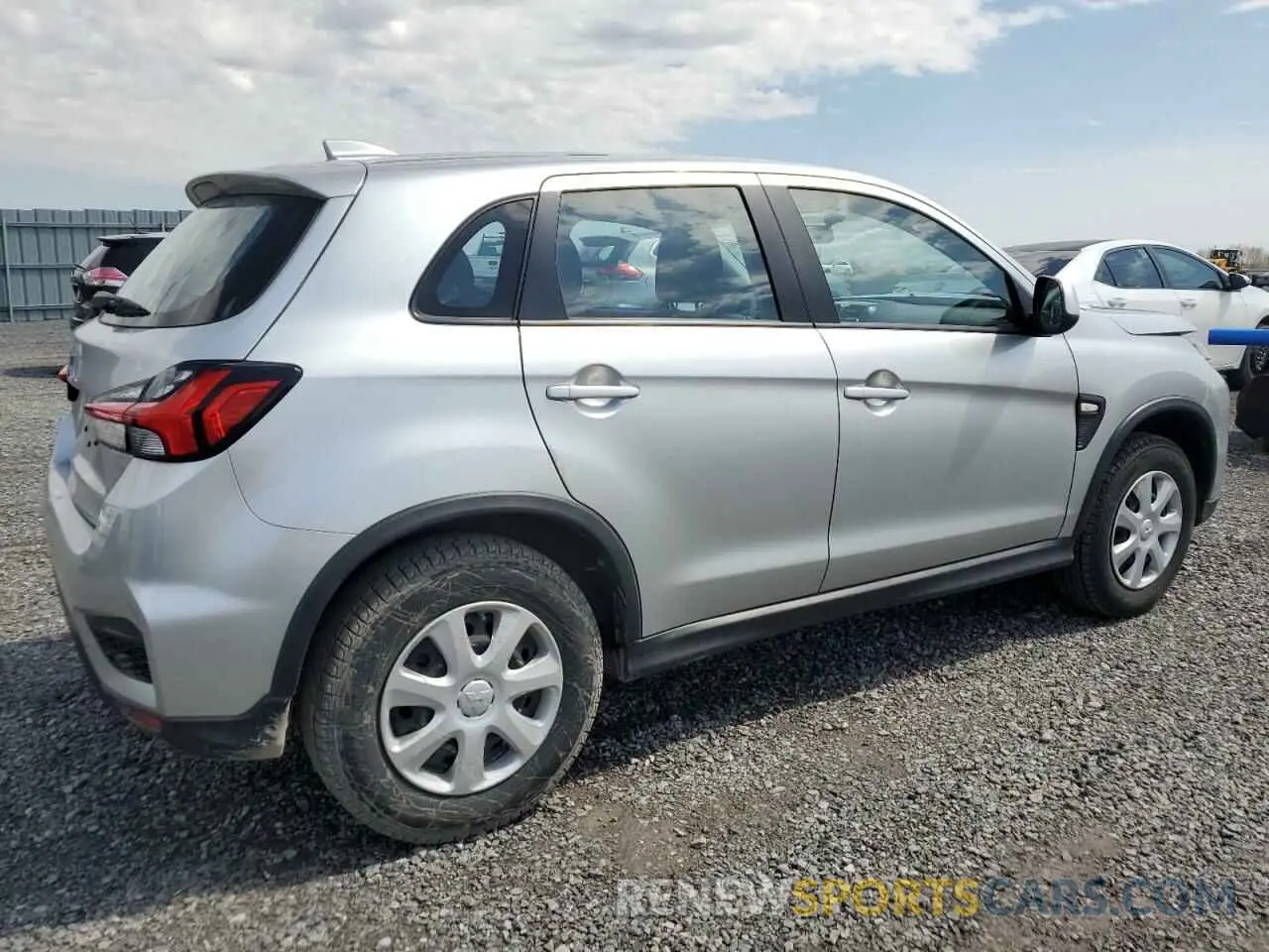3 fotografías del automóvil dañado JA4AHUAU3NU604562 MITSUBISHI RVR ES 2022