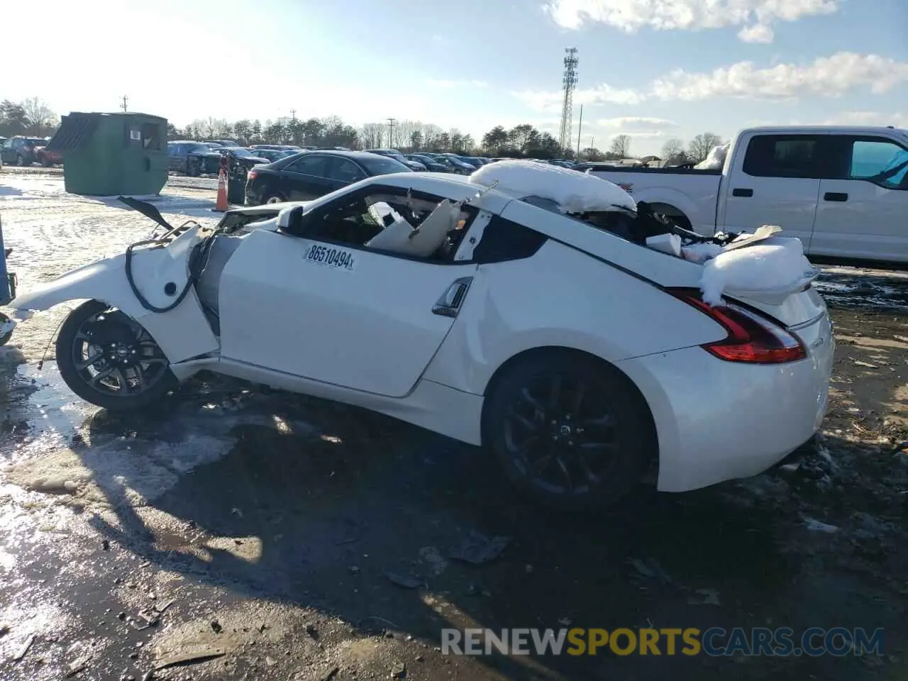 2 fotografías del automóvil dañado JN1AZ4EH0LM820840 NISSAN 370Z 2020