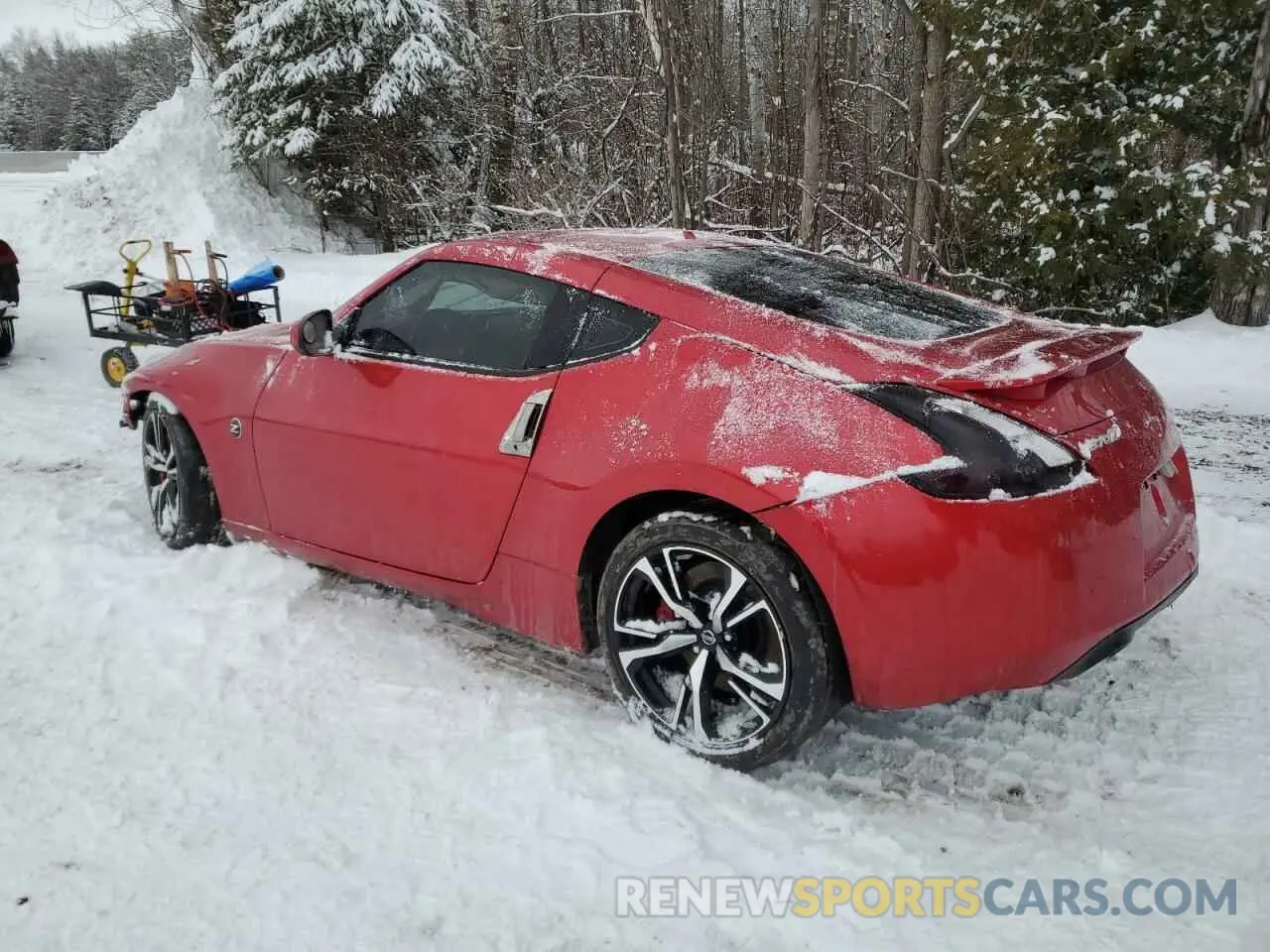 2 fotografías del automóvil dañado JN1AZ4EH9LM822263 NISSAN 370Z 2020