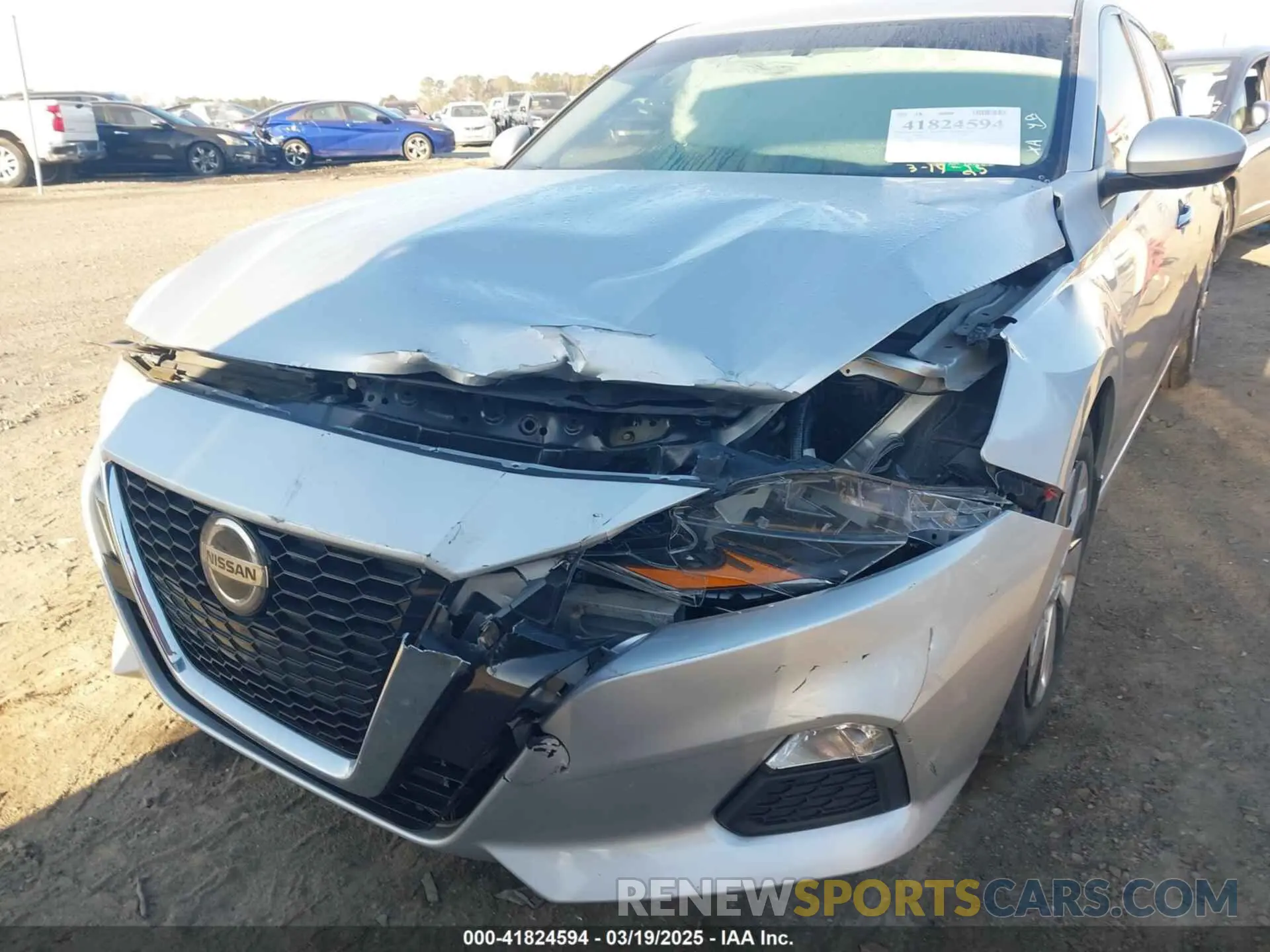 6 fotografías del automóvil dañado 1N4BL4BV0KC186887 NISSAN ALTIMA 2019