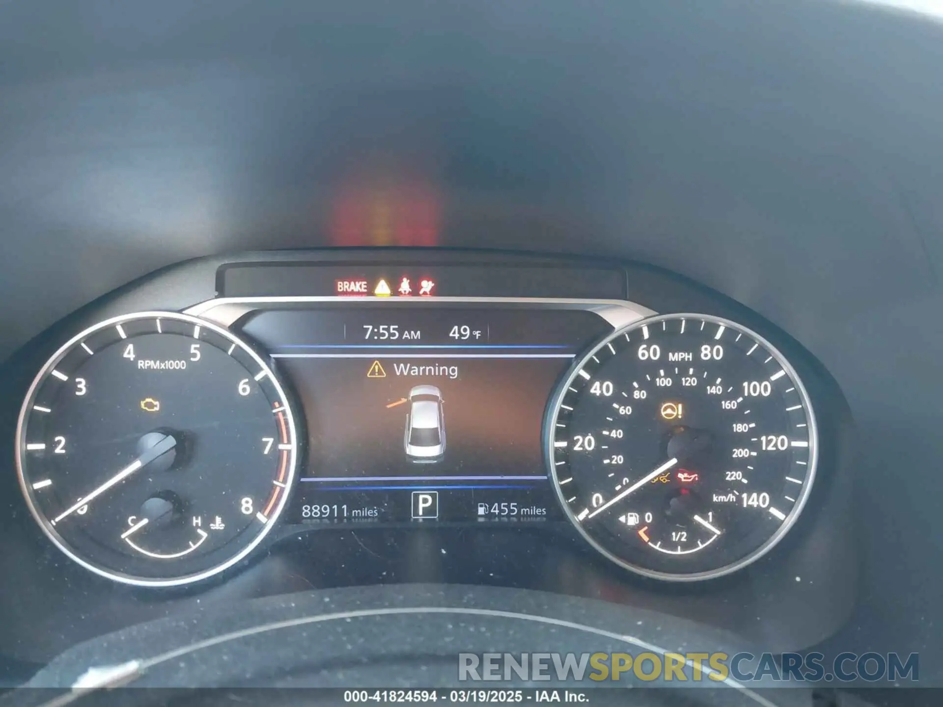 7 fotografías del automóvil dañado 1N4BL4BV0KC186887 NISSAN ALTIMA 2019