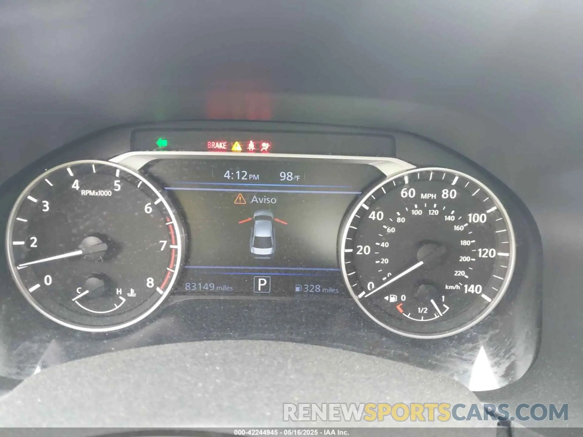 7 fotografías del automóvil dañado 1N4BL4BV6KC253993 NISSAN ALTIMA 2019