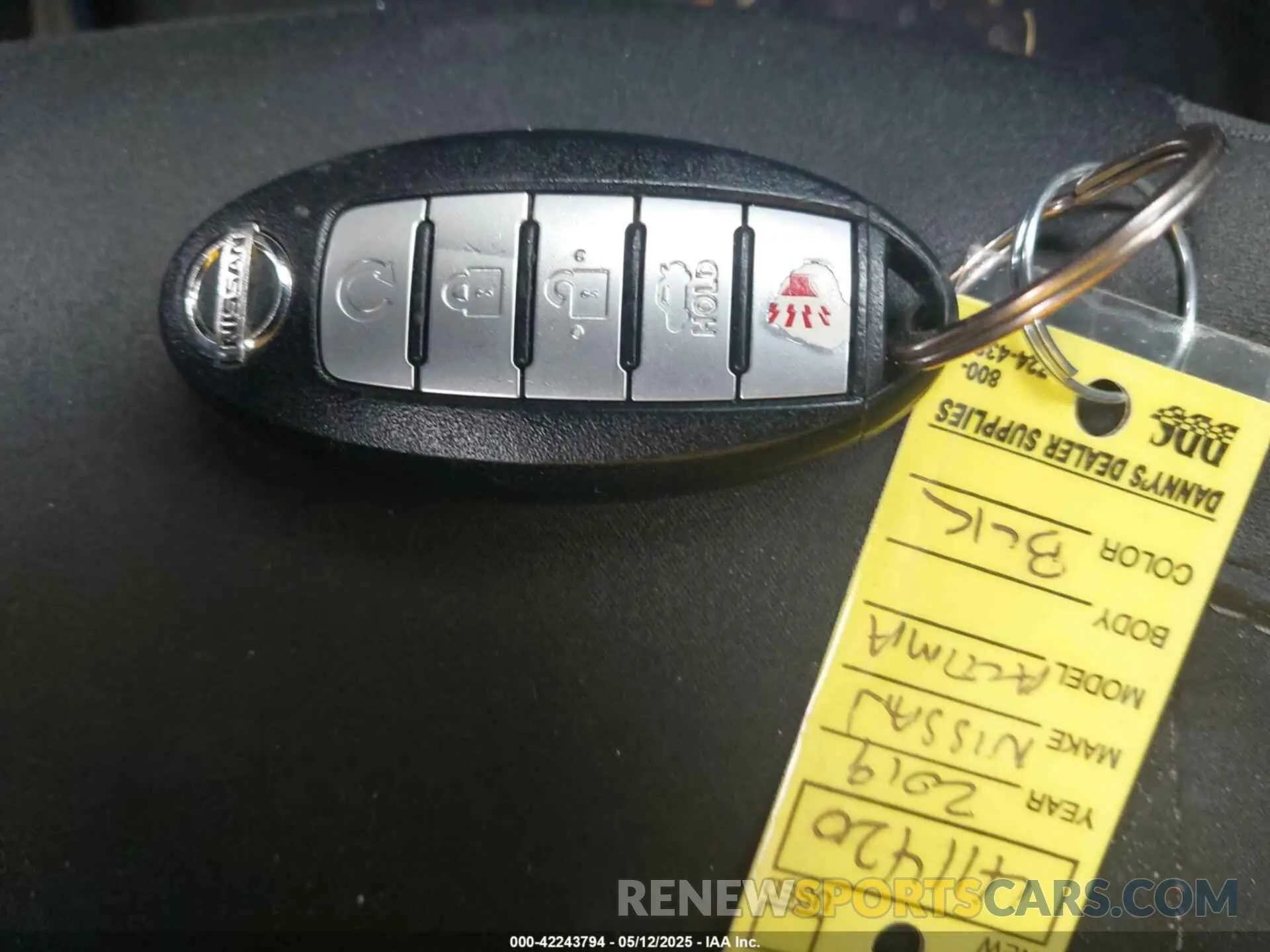 11 fotografías del automóvil dañado 1N4BL4BV7KC136407 NISSAN ALTIMA 2019