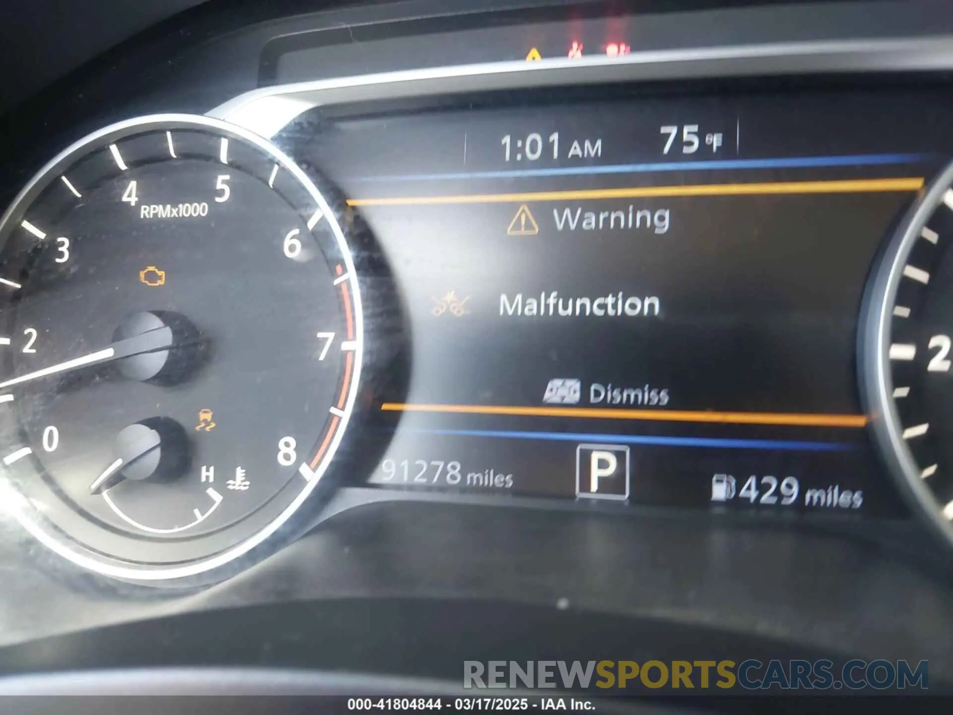 7 fotografías del automóvil dañado 1N4BL4BV7KN317477 NISSAN ALTIMA 2019