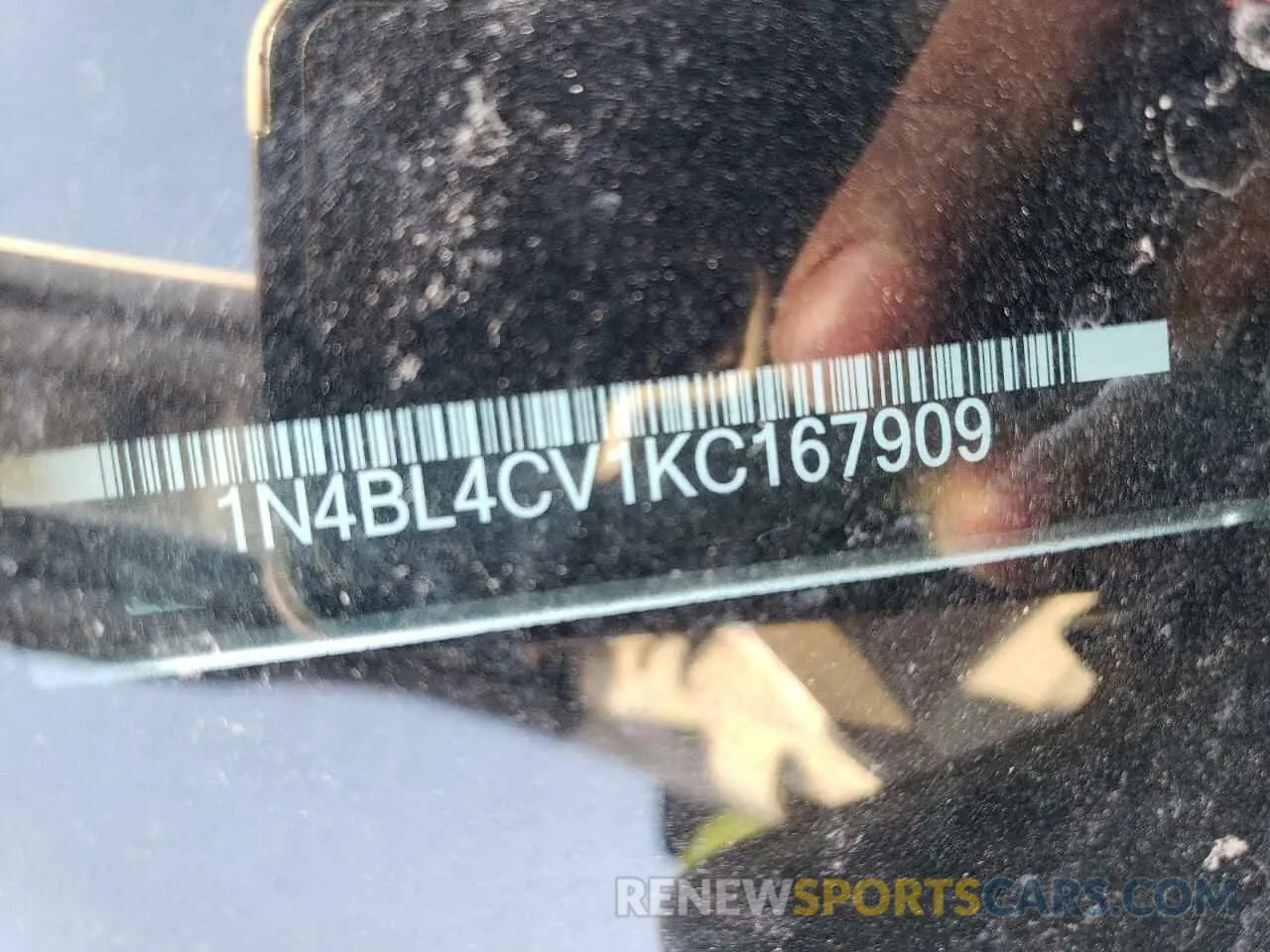 13 fotografías del automóvil dañado 1N4BL4CV1KC167909 NISSAN ALTIMA 2019
