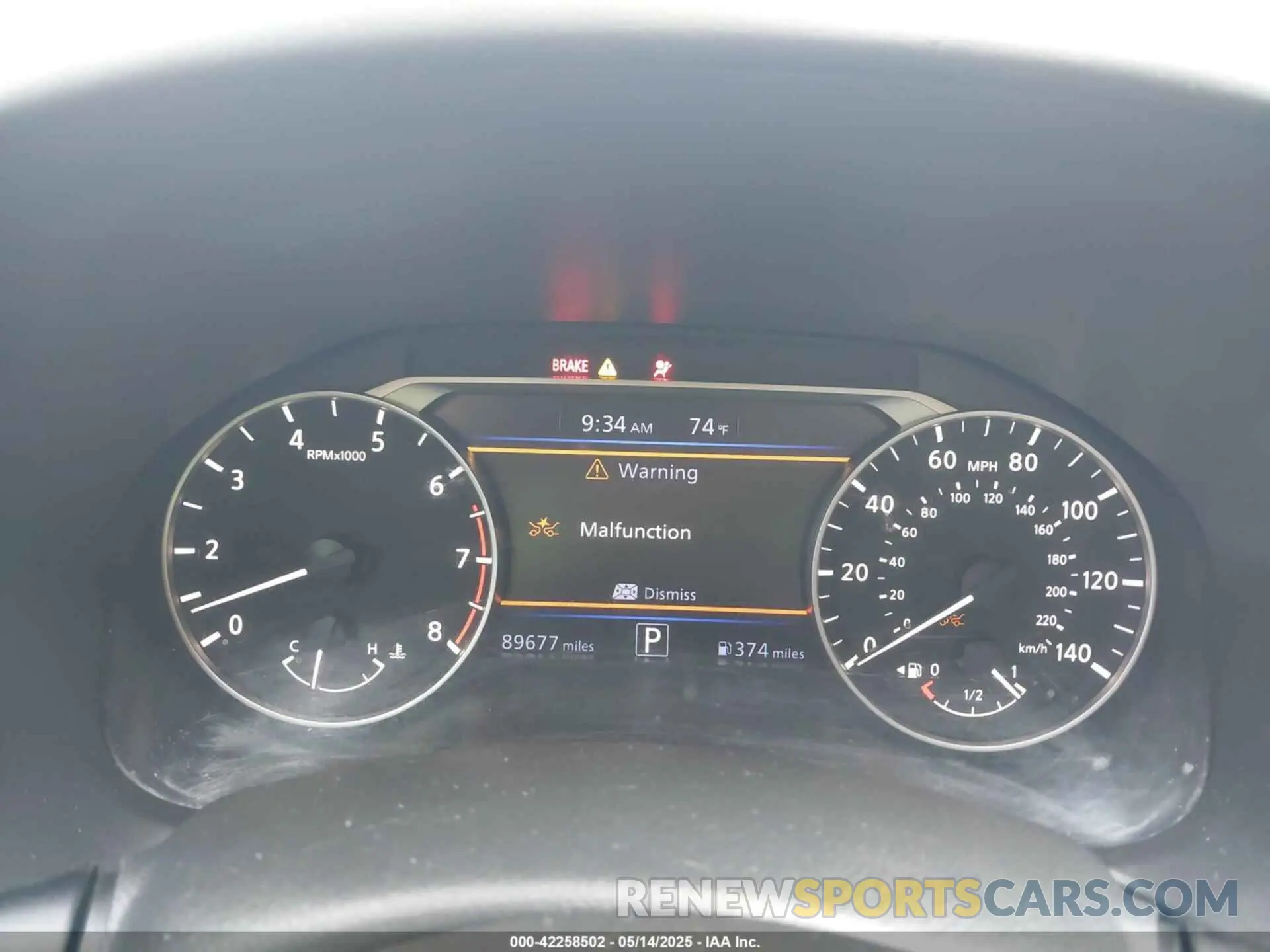 7 fotografías del automóvil dañado 1N4BL4CV2KC193614 NISSAN ALTIMA 2019