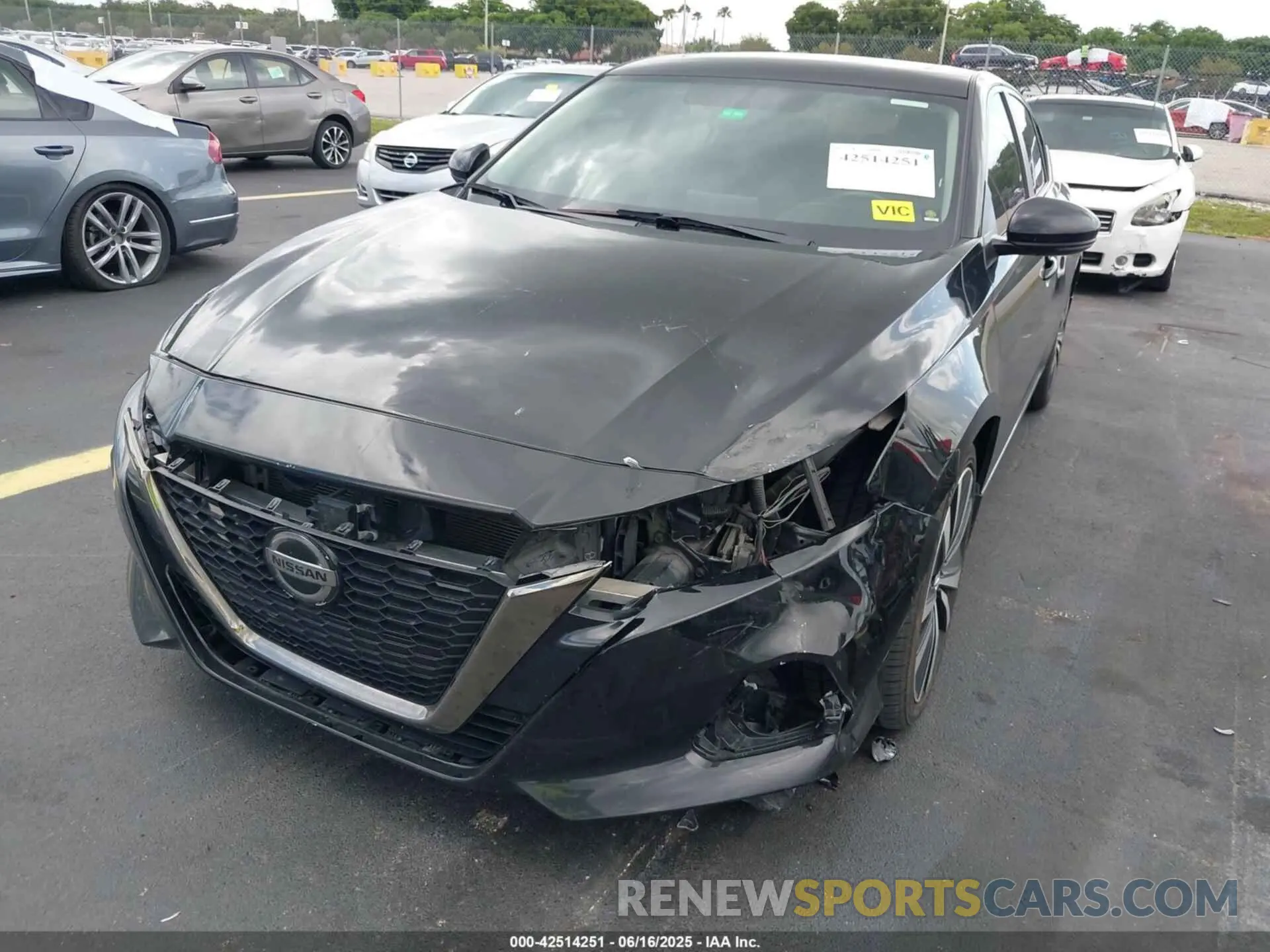 6 fotografías del automóvil dañado 1N4BL4CV3KC108330 NISSAN ALTIMA 2019