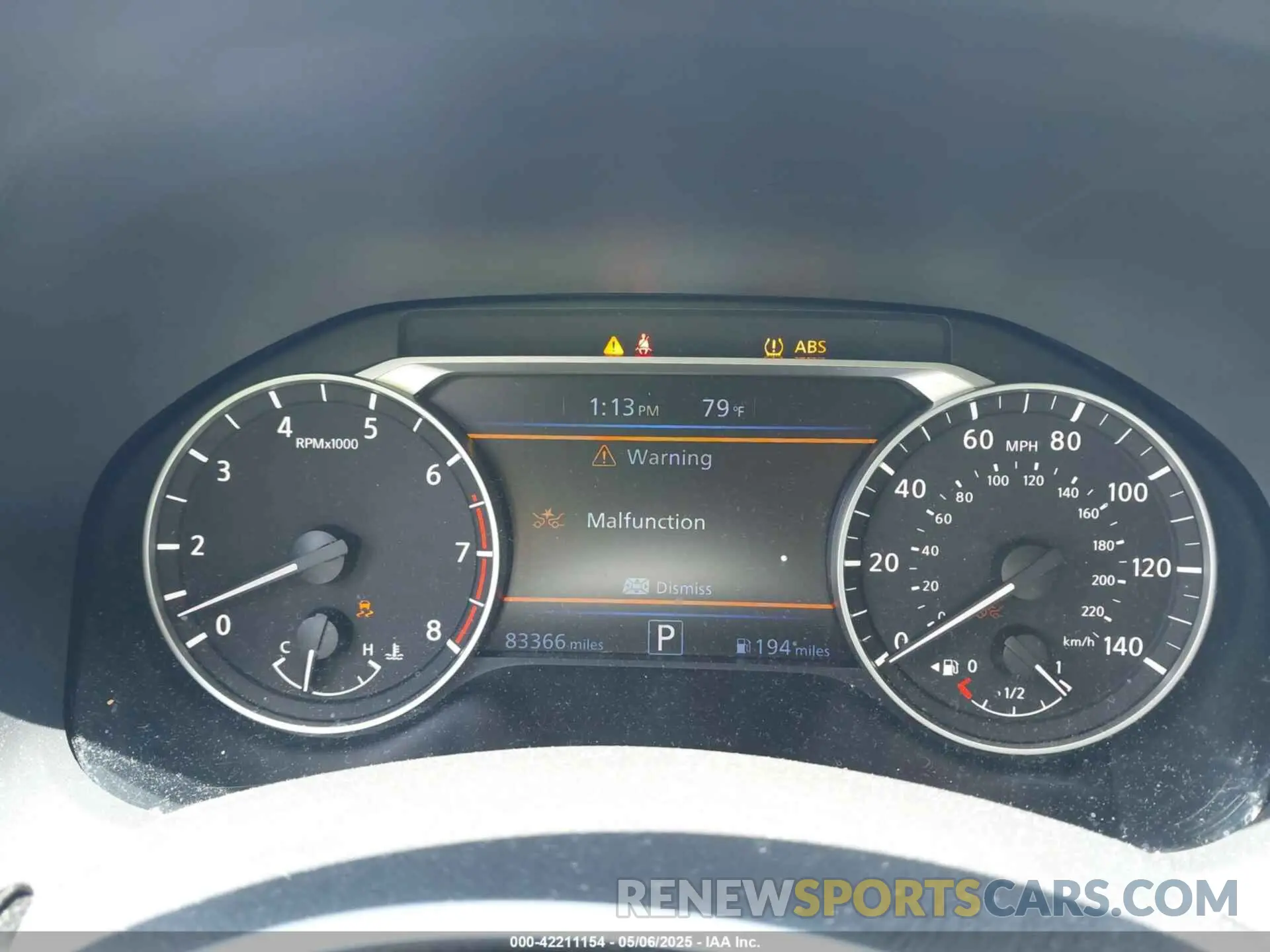 7 fotografías del automóvil dañado 1N4BL4CV8KC184092 NISSAN ALTIMA 2019