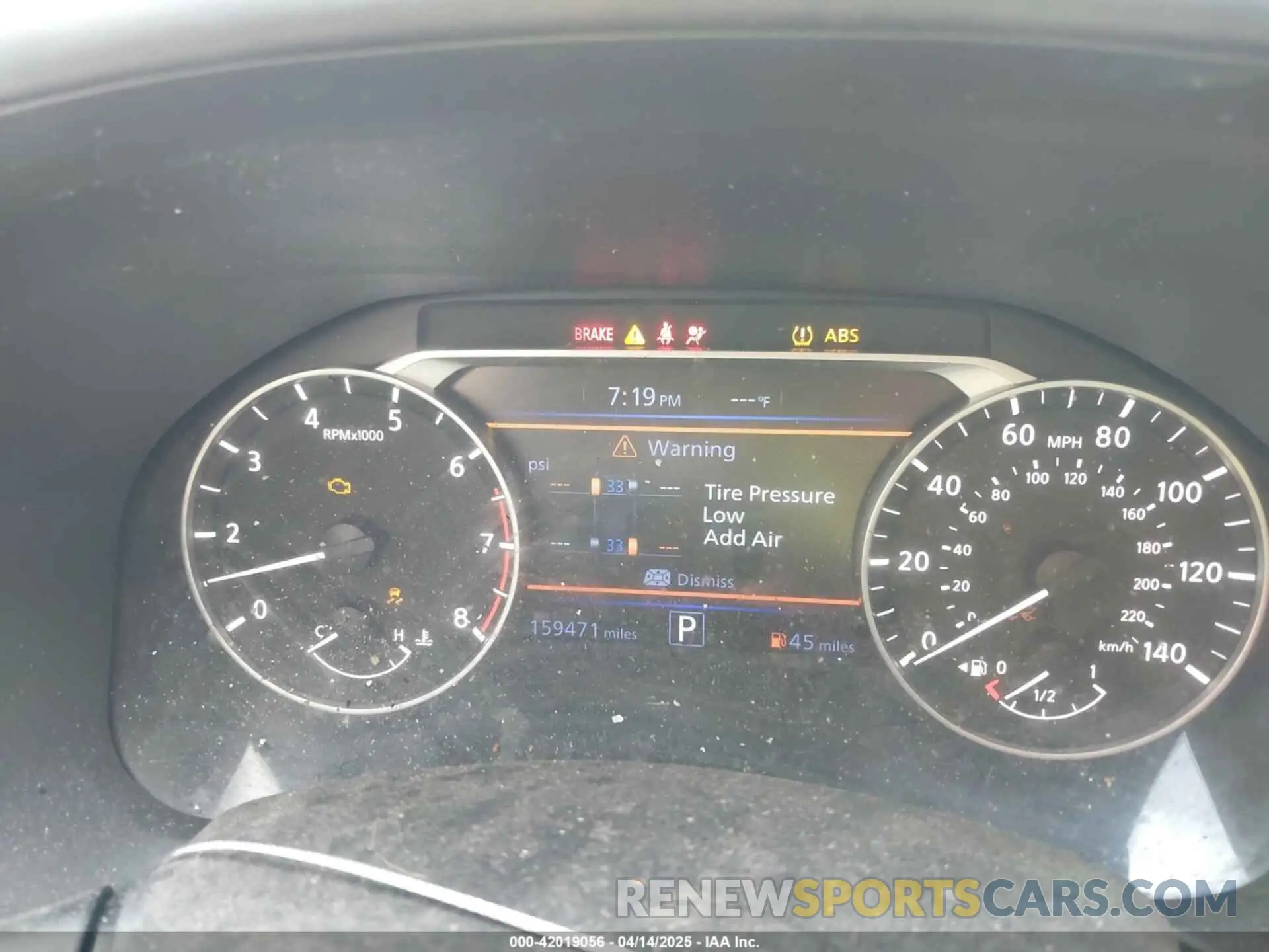 7 fotografías del automóvil dañado 1N4BL4CV9KC259978 NISSAN ALTIMA 2019