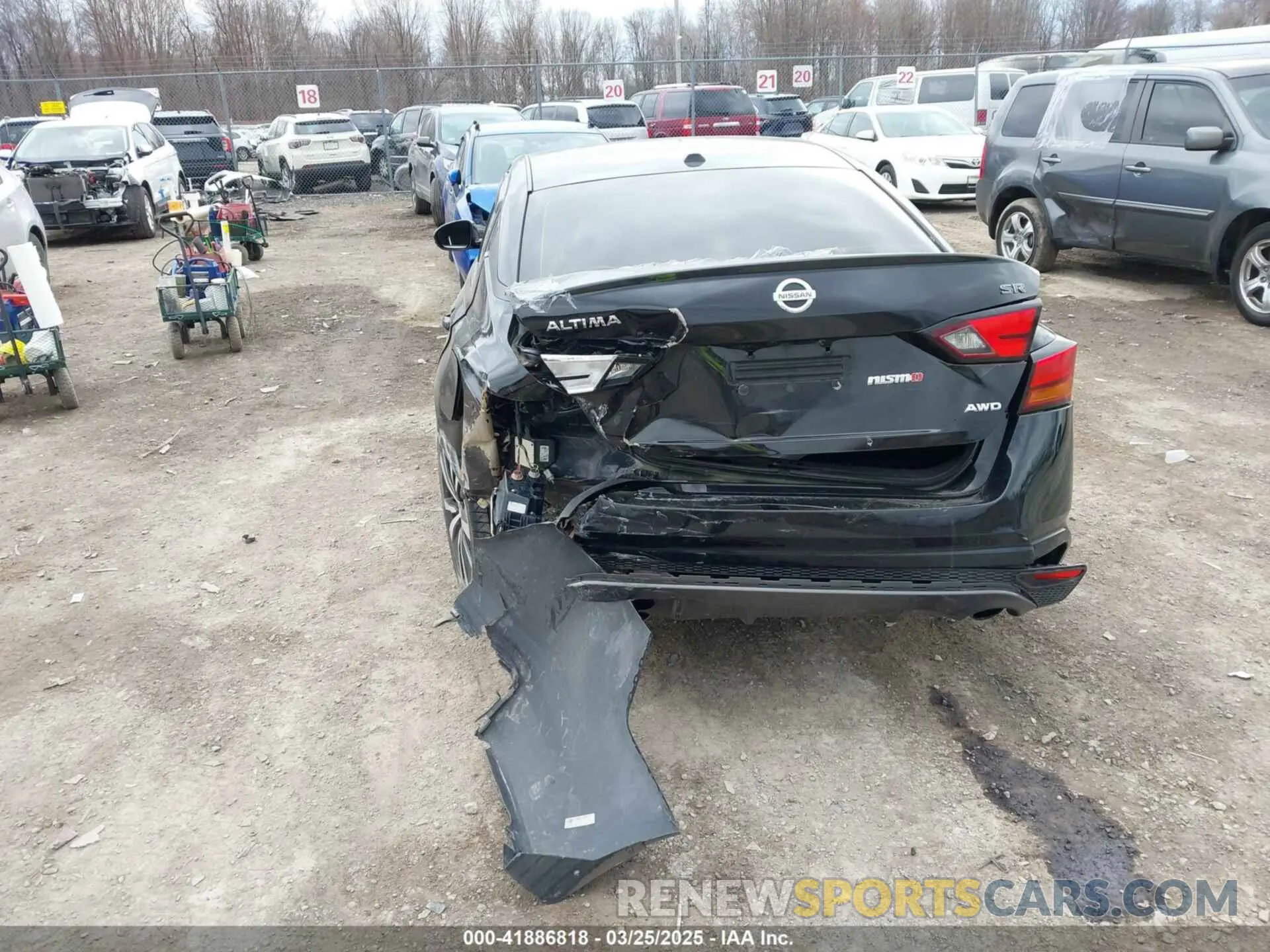 18 fotografías del automóvil dañado 1N4BL4CW0KN303797 NISSAN ALTIMA 2019