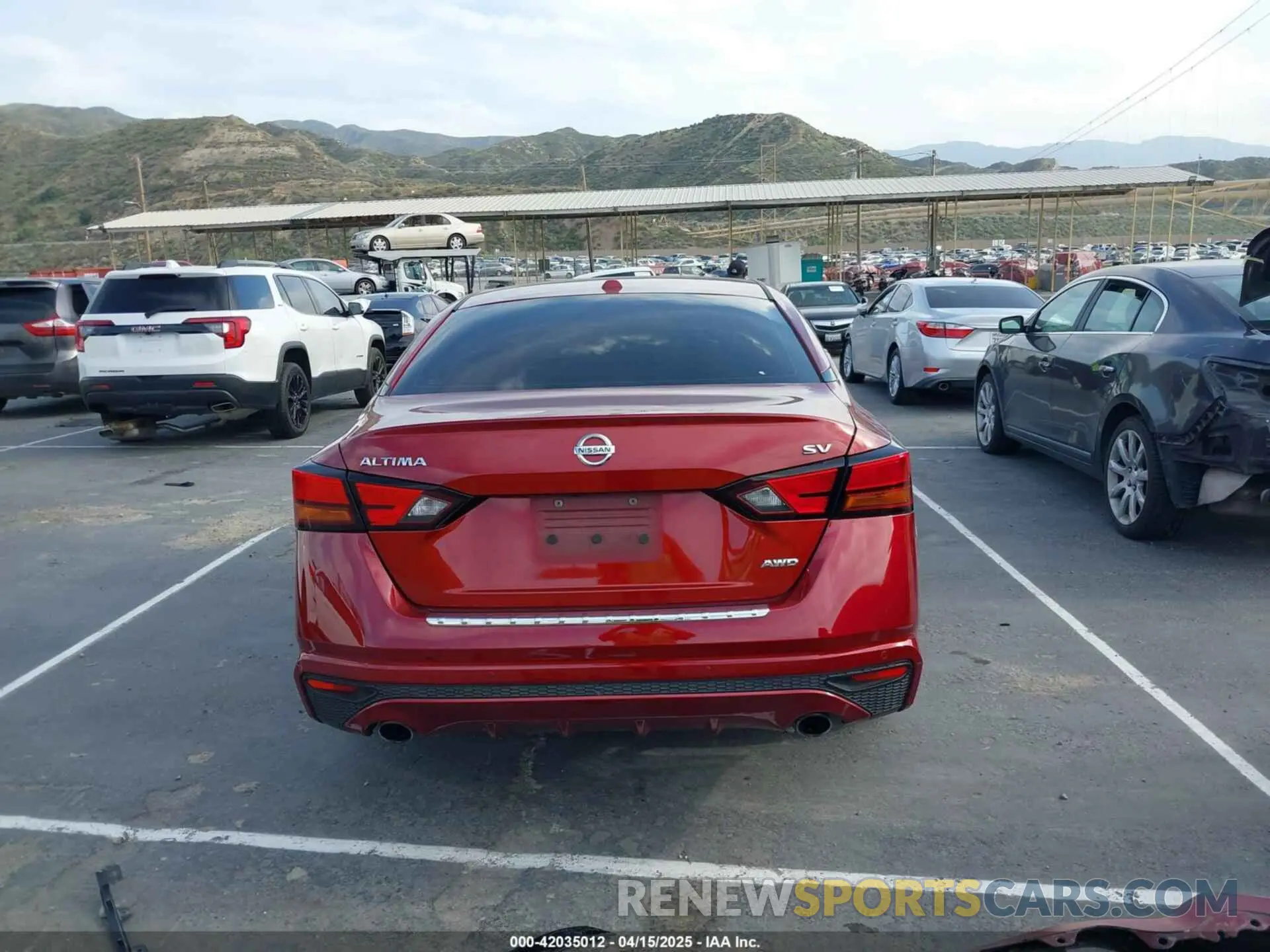 15 fotografías del automóvil dañado 1N4BL4DW6KN307819 NISSAN ALTIMA 2019