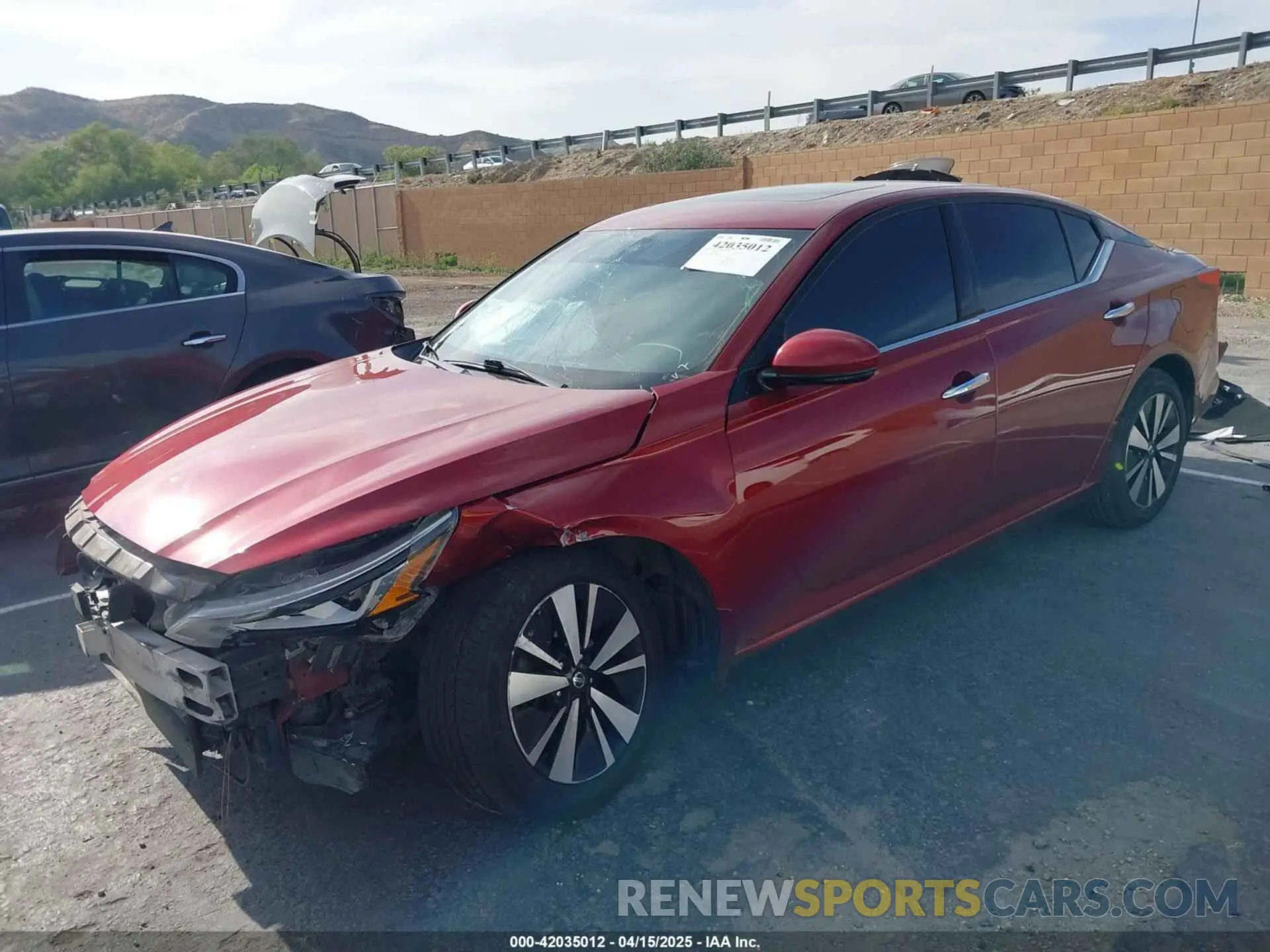2 fotografías del automóvil dañado 1N4BL4DW6KN307819 NISSAN ALTIMA 2019