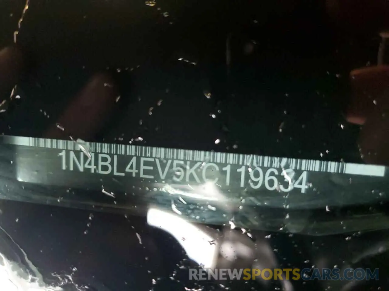 12 fotografías del automóvil dañado 1N4BL4EV5KC119634 NISSAN ALTIMA 2019
