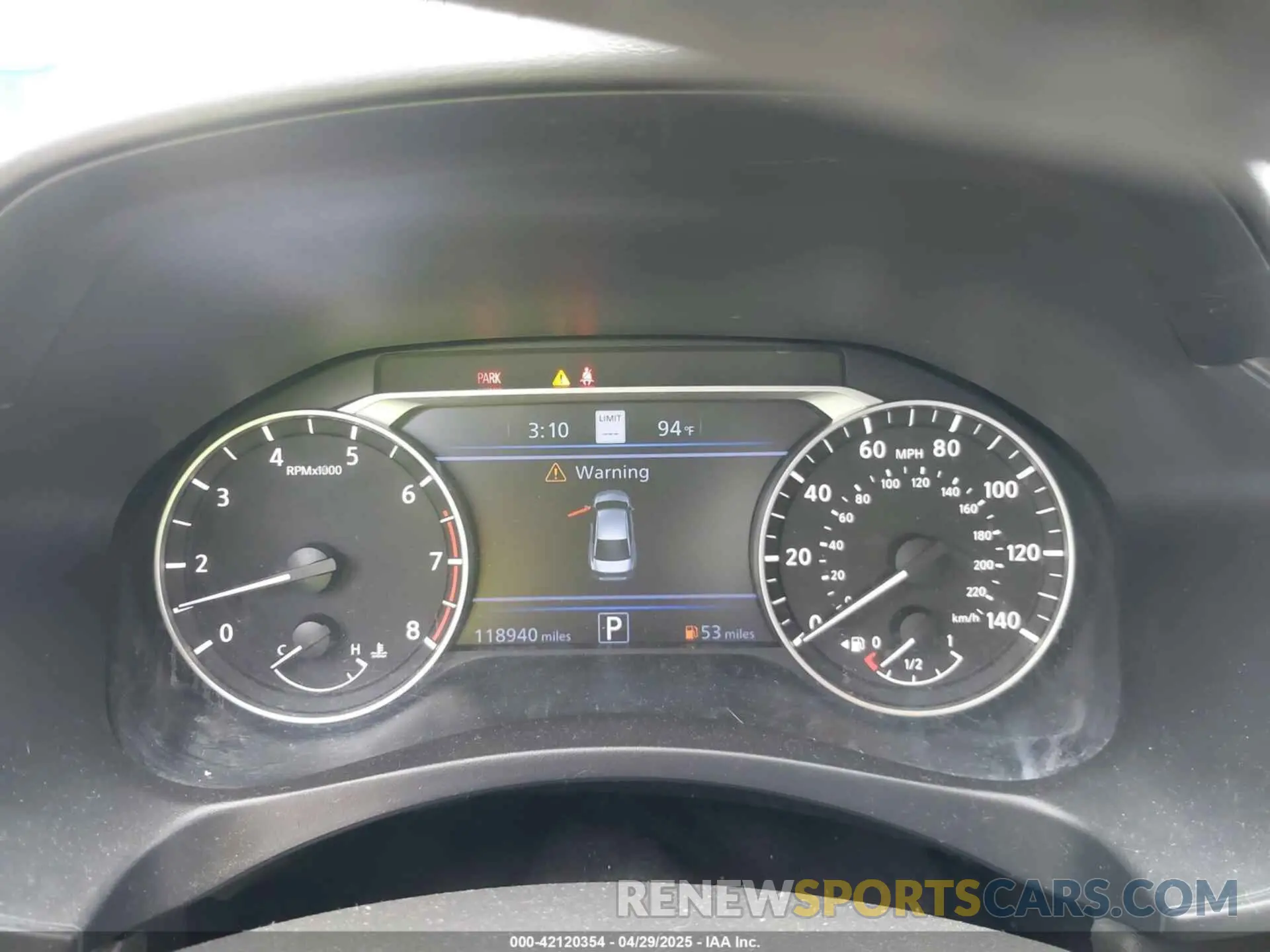 7 fotografías del automóvil dañado 1N4BL4EV8KC189905 NISSAN ALTIMA 2019