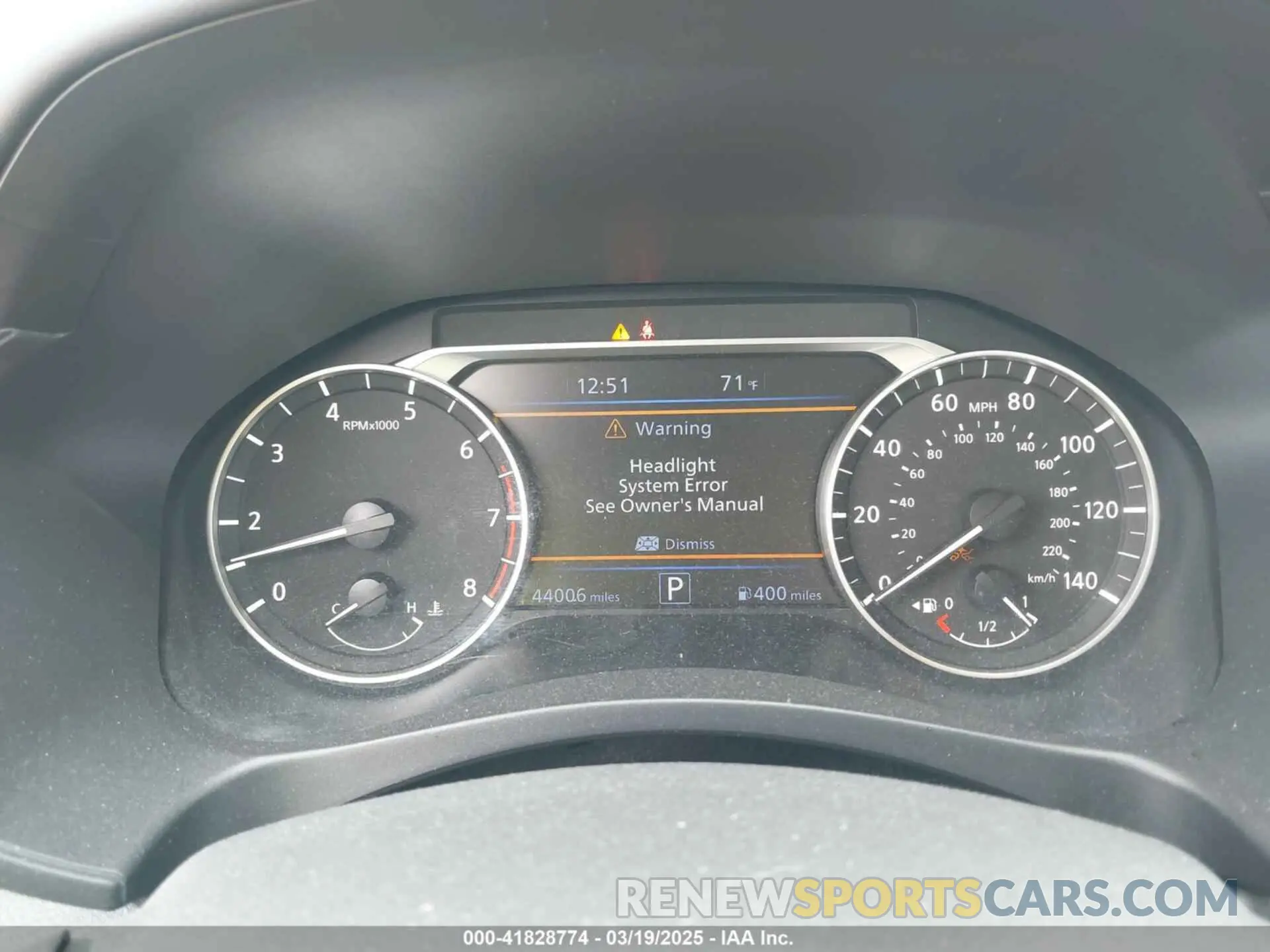 7 fotografías del automóvil dañado 1N4BL4FV1KC104563 NISSAN ALTIMA 2019