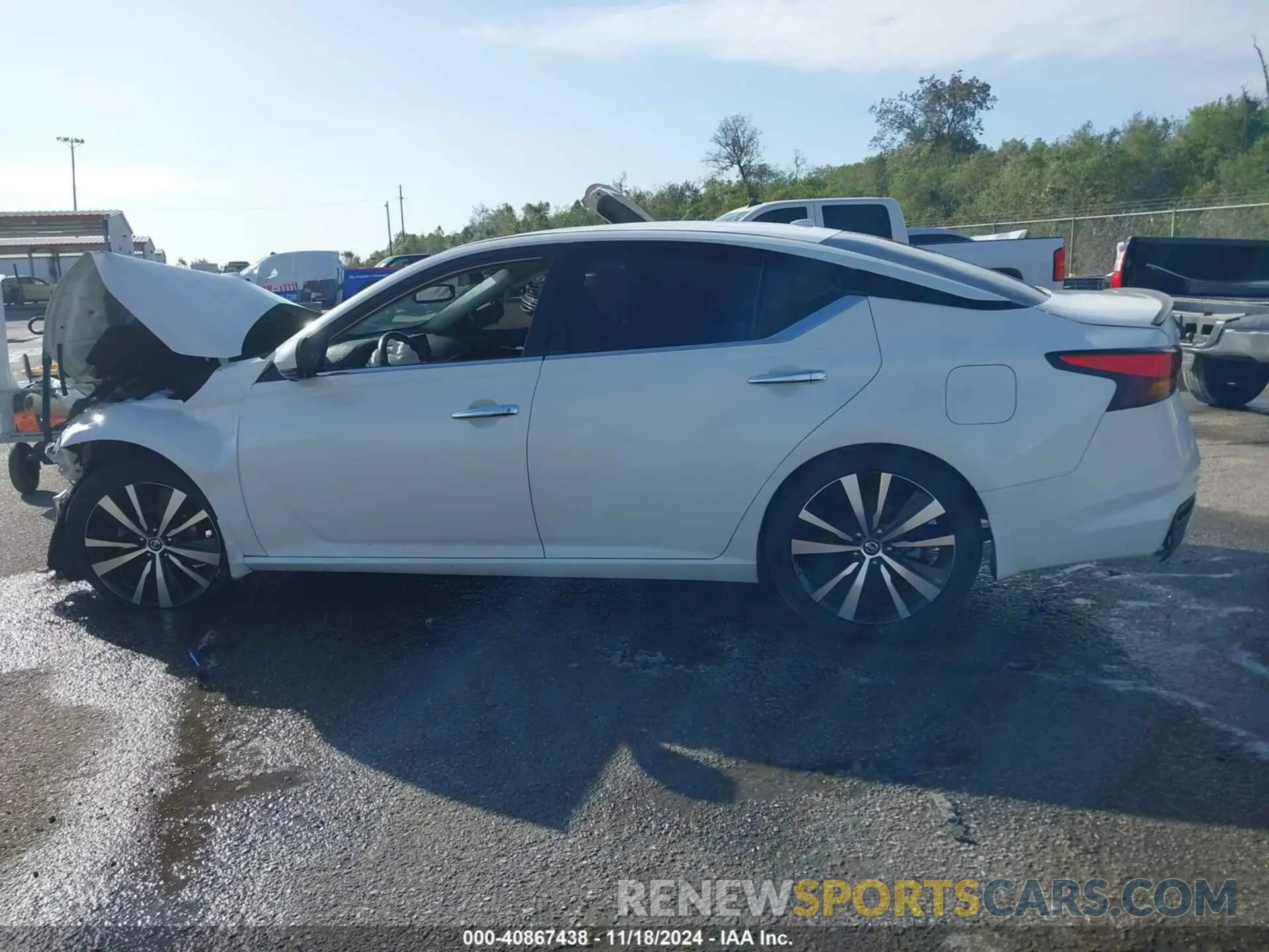 14 fotografías del automóvil dañado 1N4BL4FV7KC219605 NISSAN ALTIMA 2019