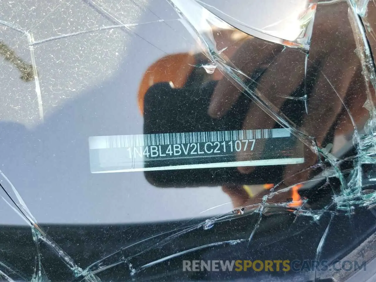 14 fotografías del automóvil dañado 1N4BL4BV2LC211077 NISSAN ALTIMA 2020