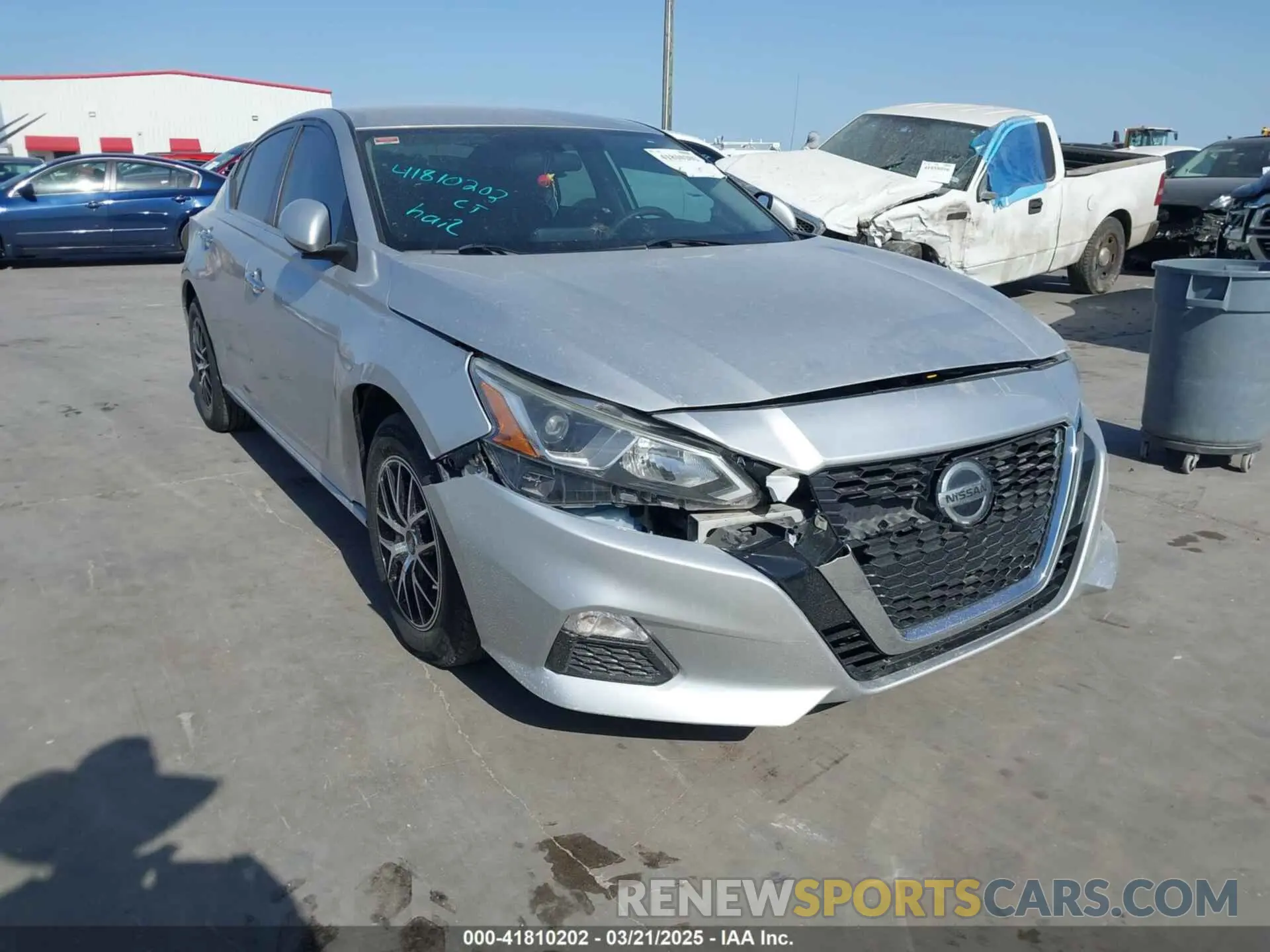 1 fotografías del automóvil dañado 1N4BL4BV3LC150998 NISSAN ALTIMA 2020