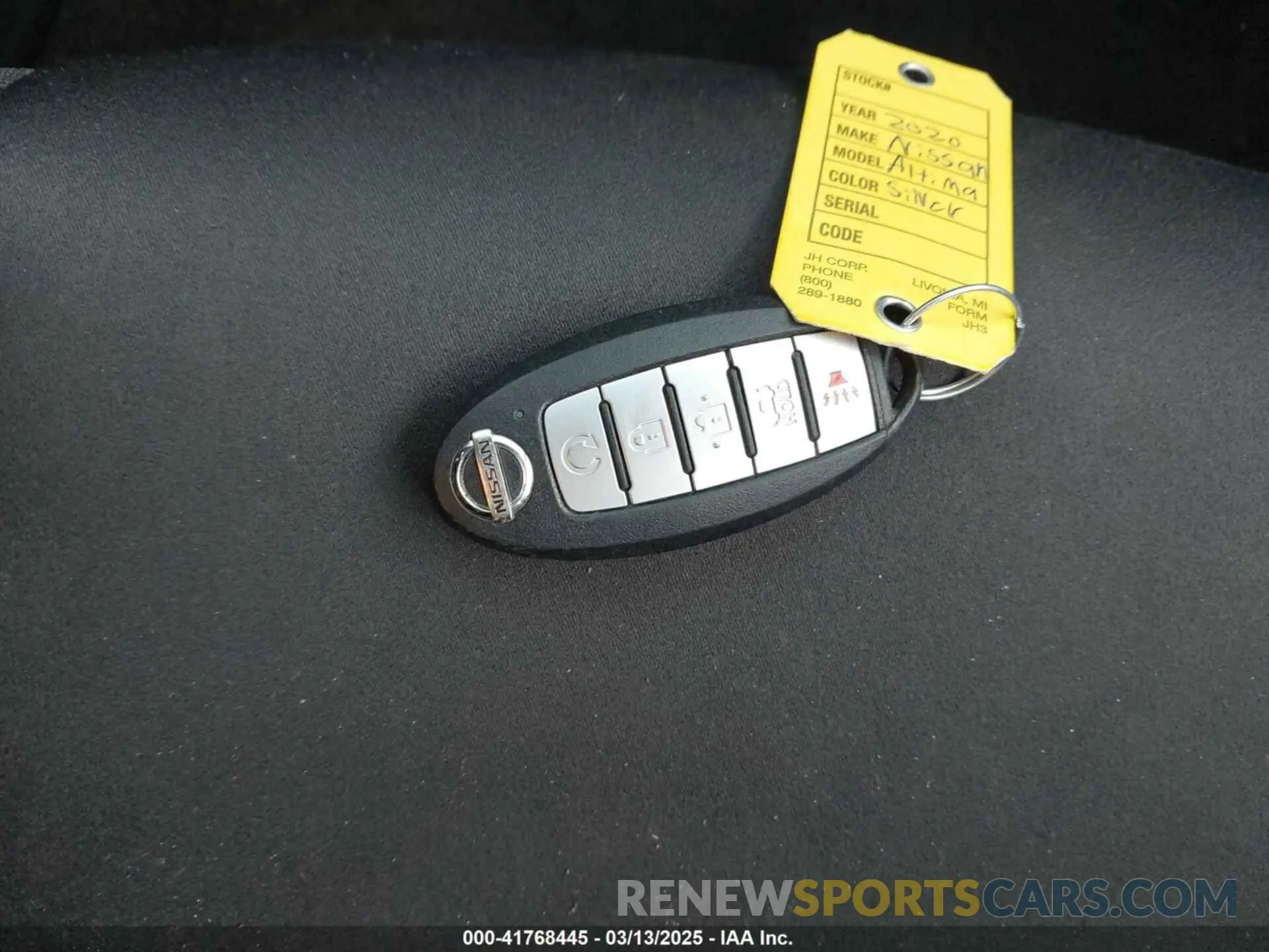 11 fotografías del automóvil dañado 1N4BL4BV5LC242680 NISSAN ALTIMA 2020