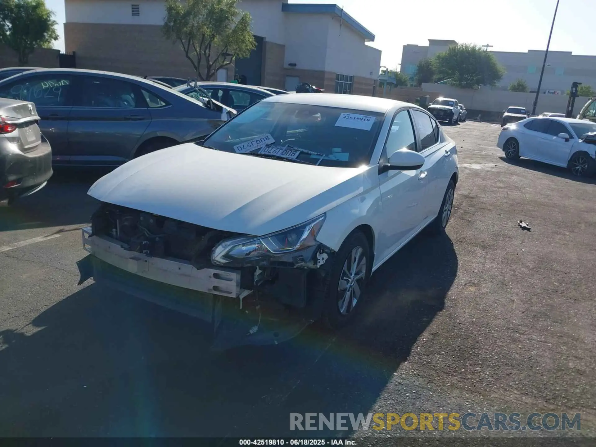 2 fotografías del automóvil dañado 1N4BL4BV8LC275138 NISSAN ALTIMA 2020