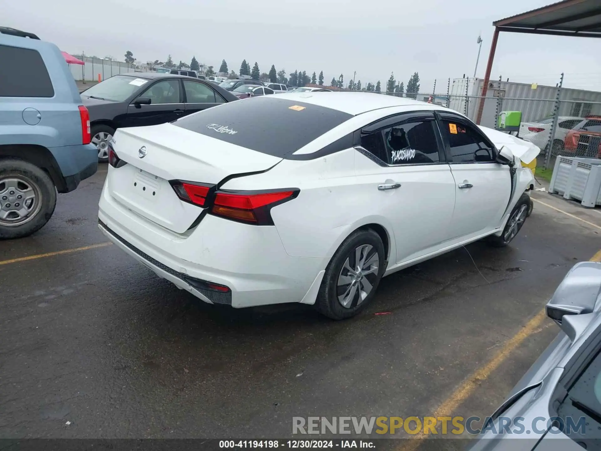 4 fotografías del automóvil dañado 1N4BL4BVXLC286156 NISSAN ALTIMA 2020